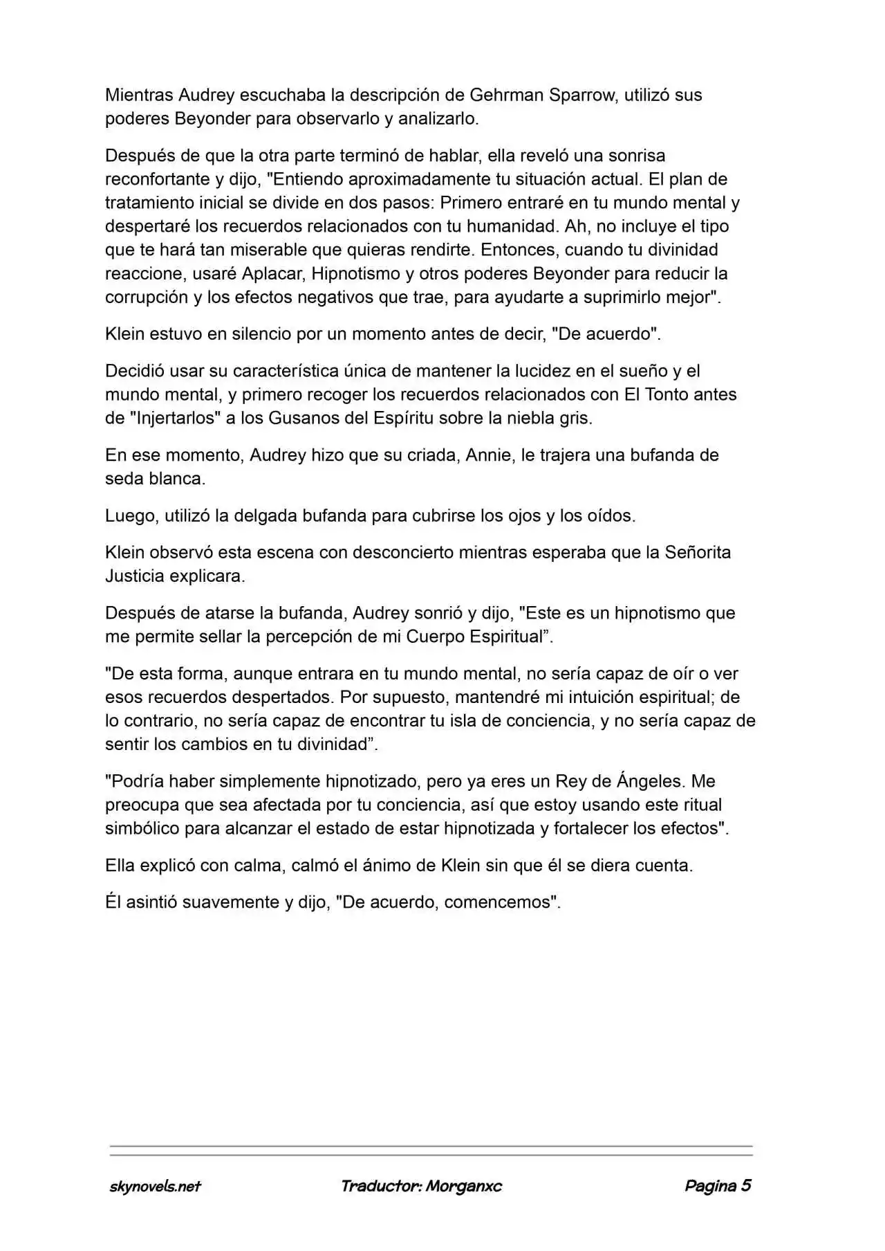 Lord Of The Mysteries (Novela) capítulo 1363 página 5