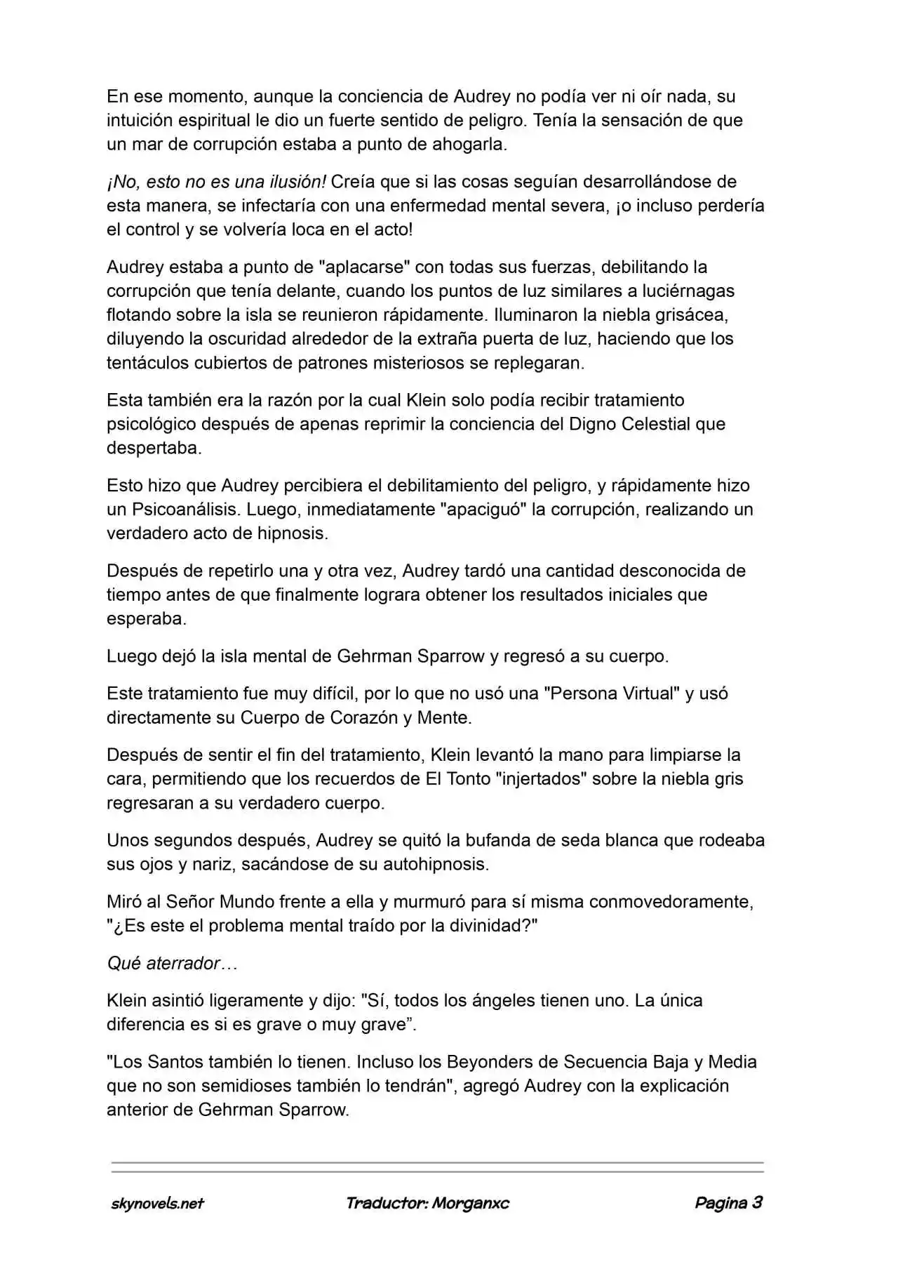 Lord Of The Mysteries (Novela) - Capítulo 1364 - Página 3 - LectorTMOo
