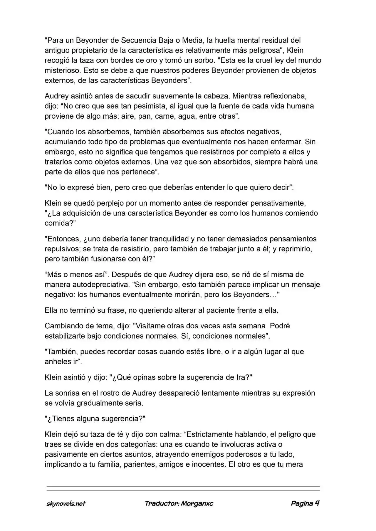 Lord Of The Mysteries (Novela) - Capítulo 1364 - Página 4 - LectorTMOo