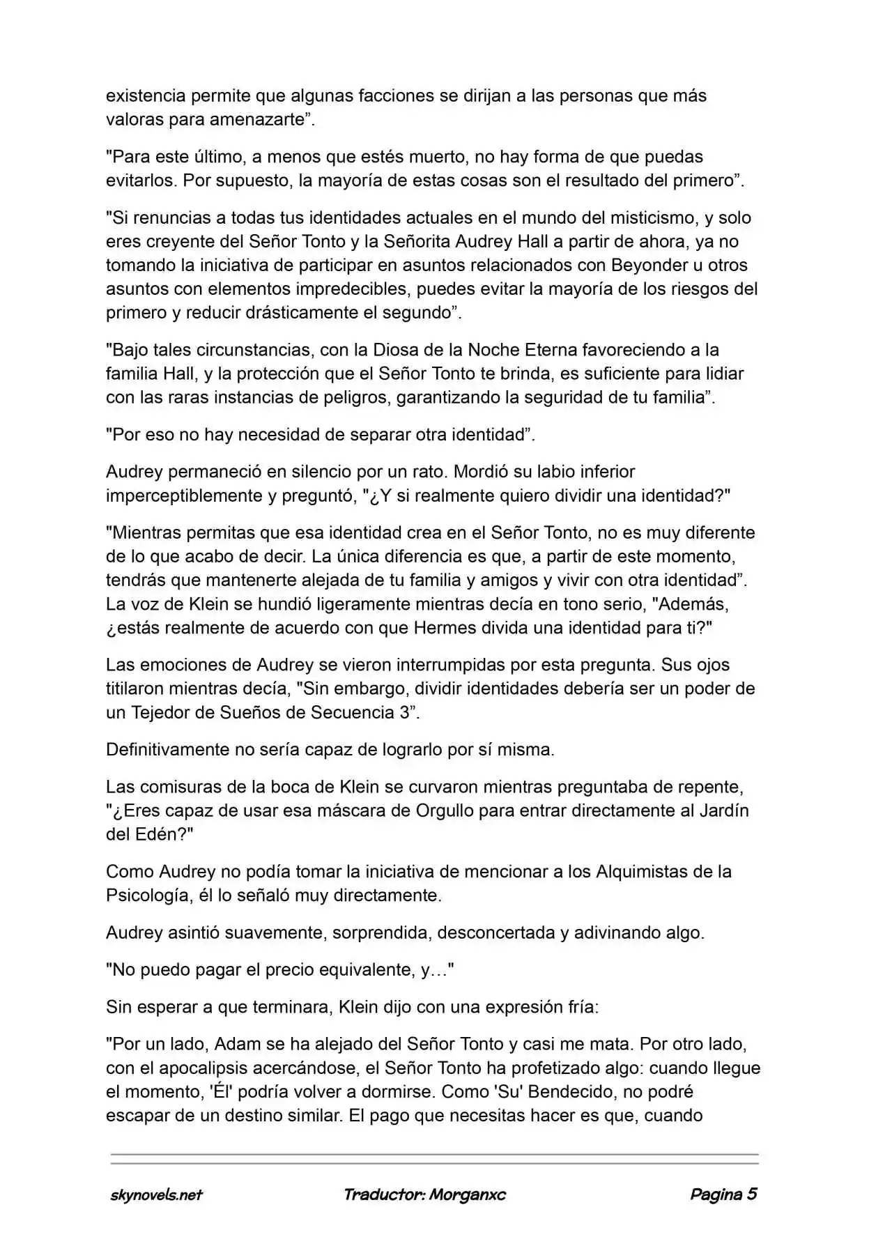 Lord Of The Mysteries (Novela) - Capítulo 1364 - Página 5 - LectorTMOo