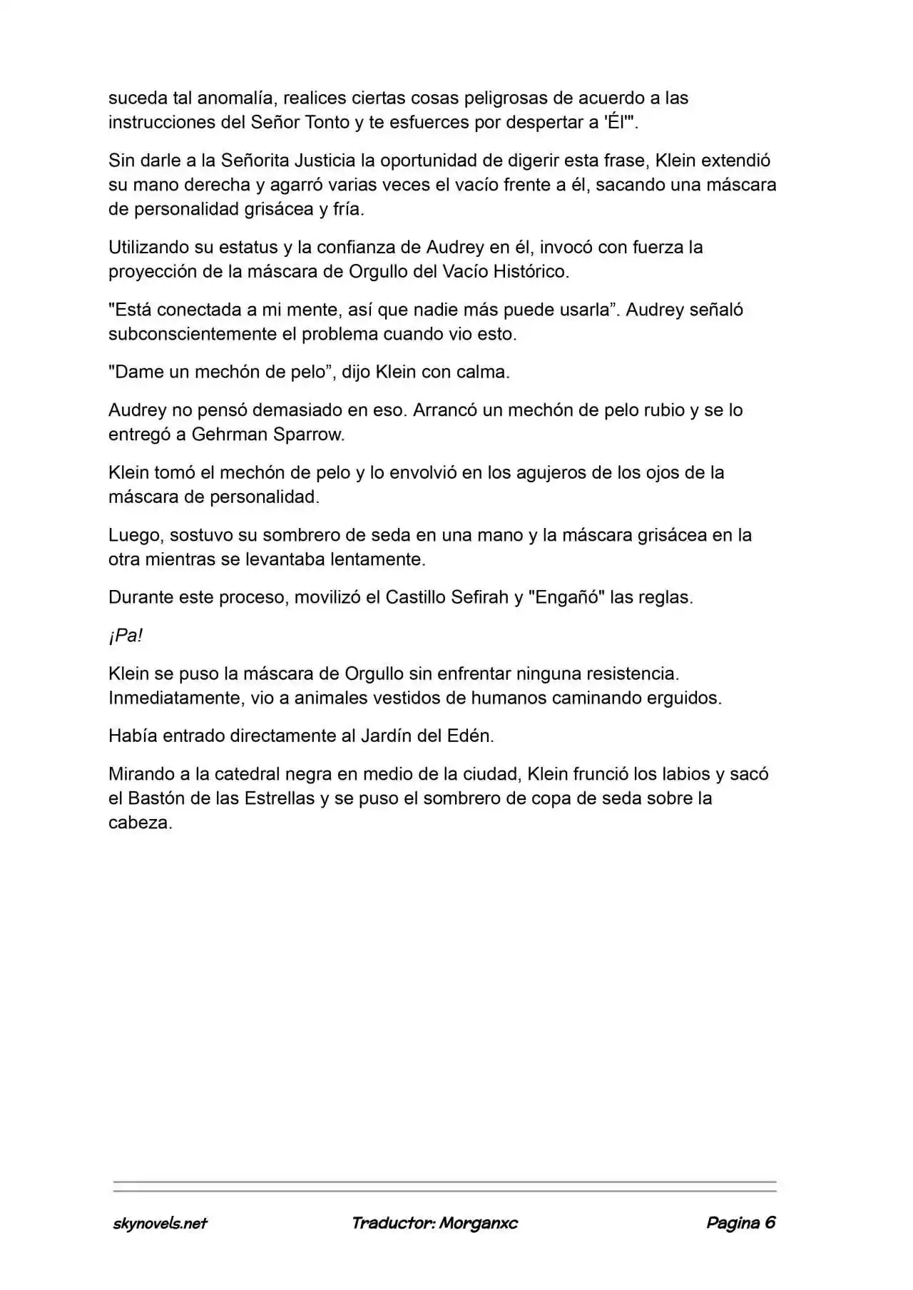 Lord Of The Mysteries (Novela) - Capítulo 1364 - Página 6 - LectorTMOo