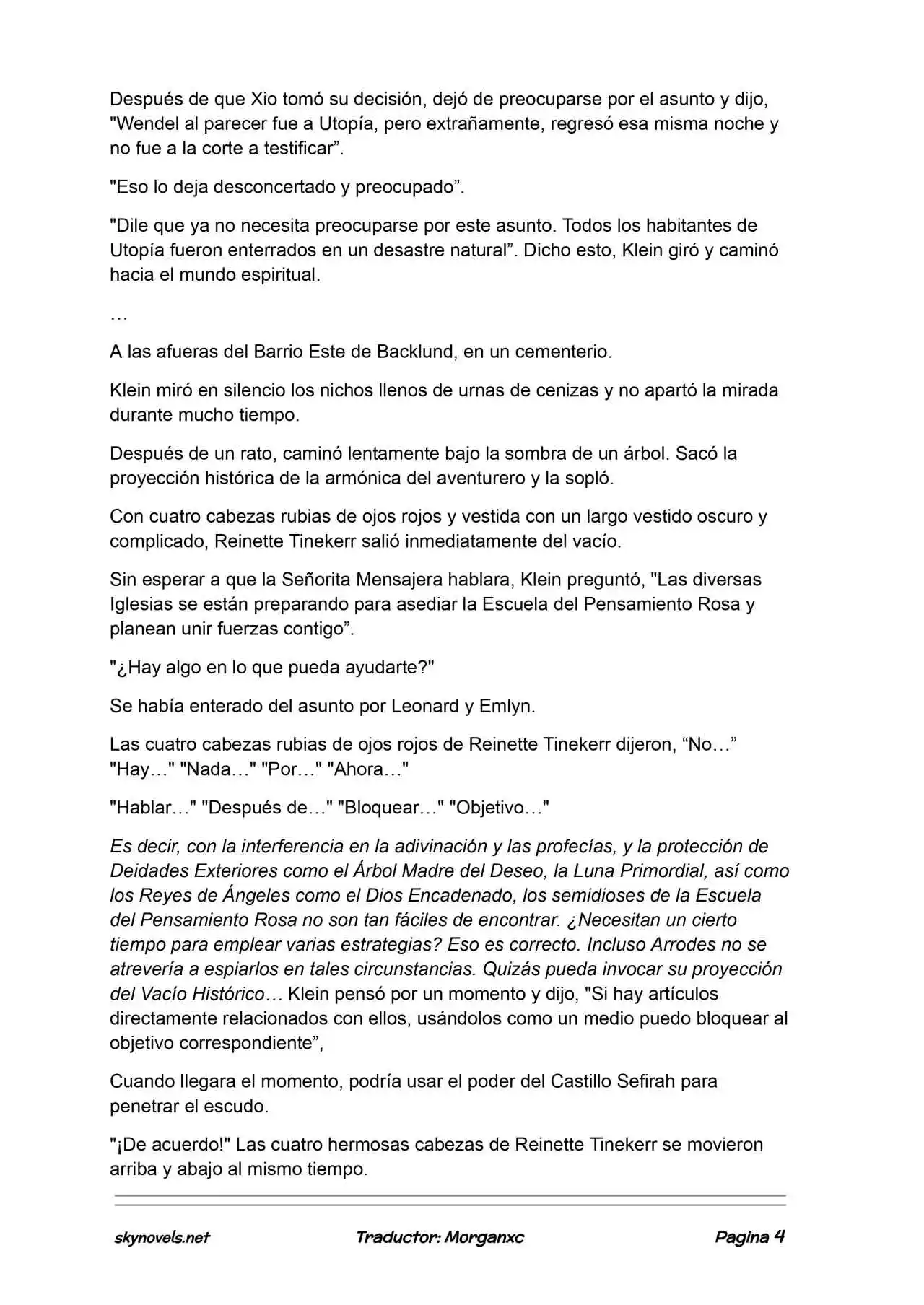Lord Of The Mysteries (Novela) - Capítulo 1366 - Página 4 - LectorTMOo