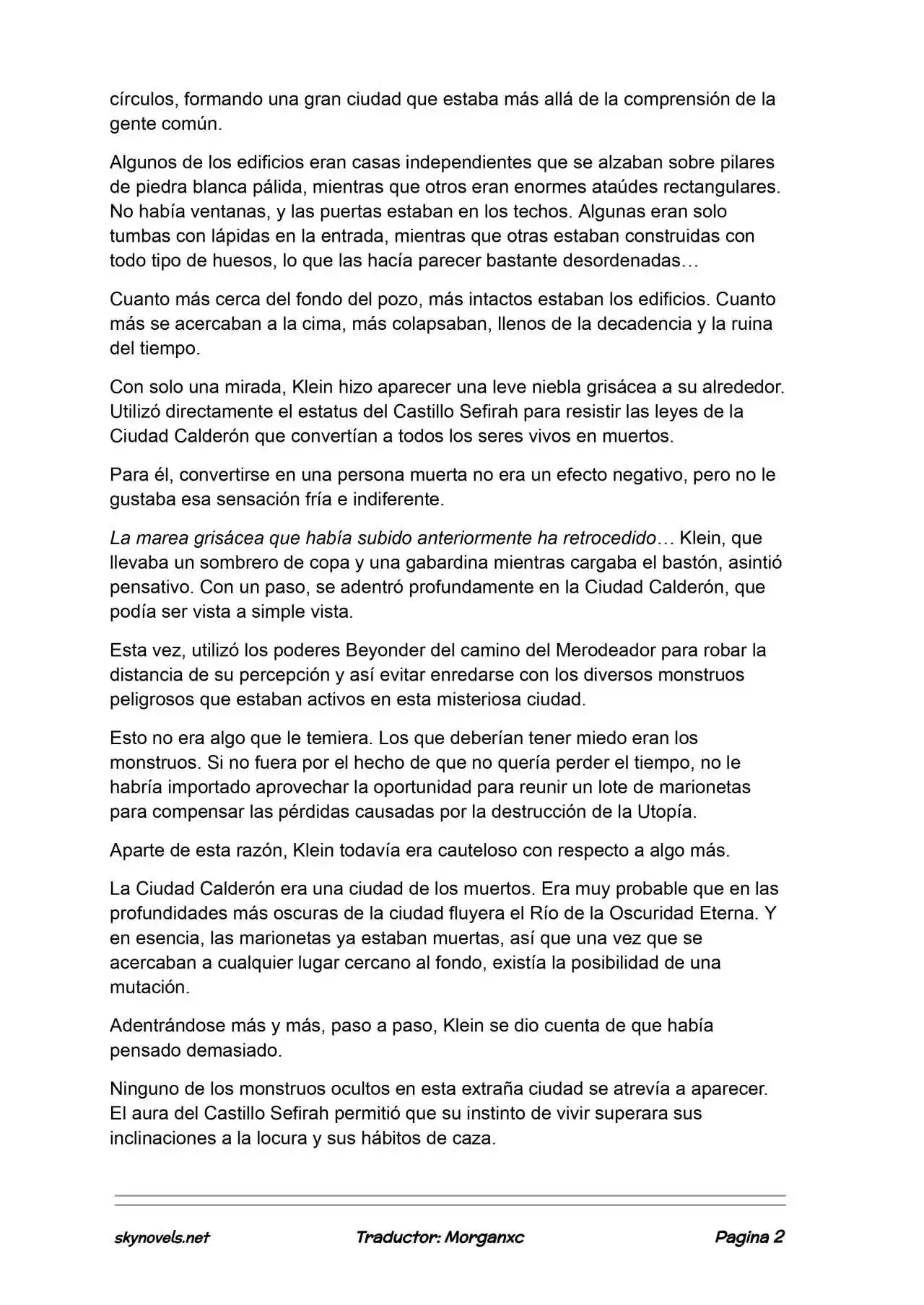 Lord Of The Mysteries (Novela) - Capítulo 1367 - Página 2 - LectorTMOo