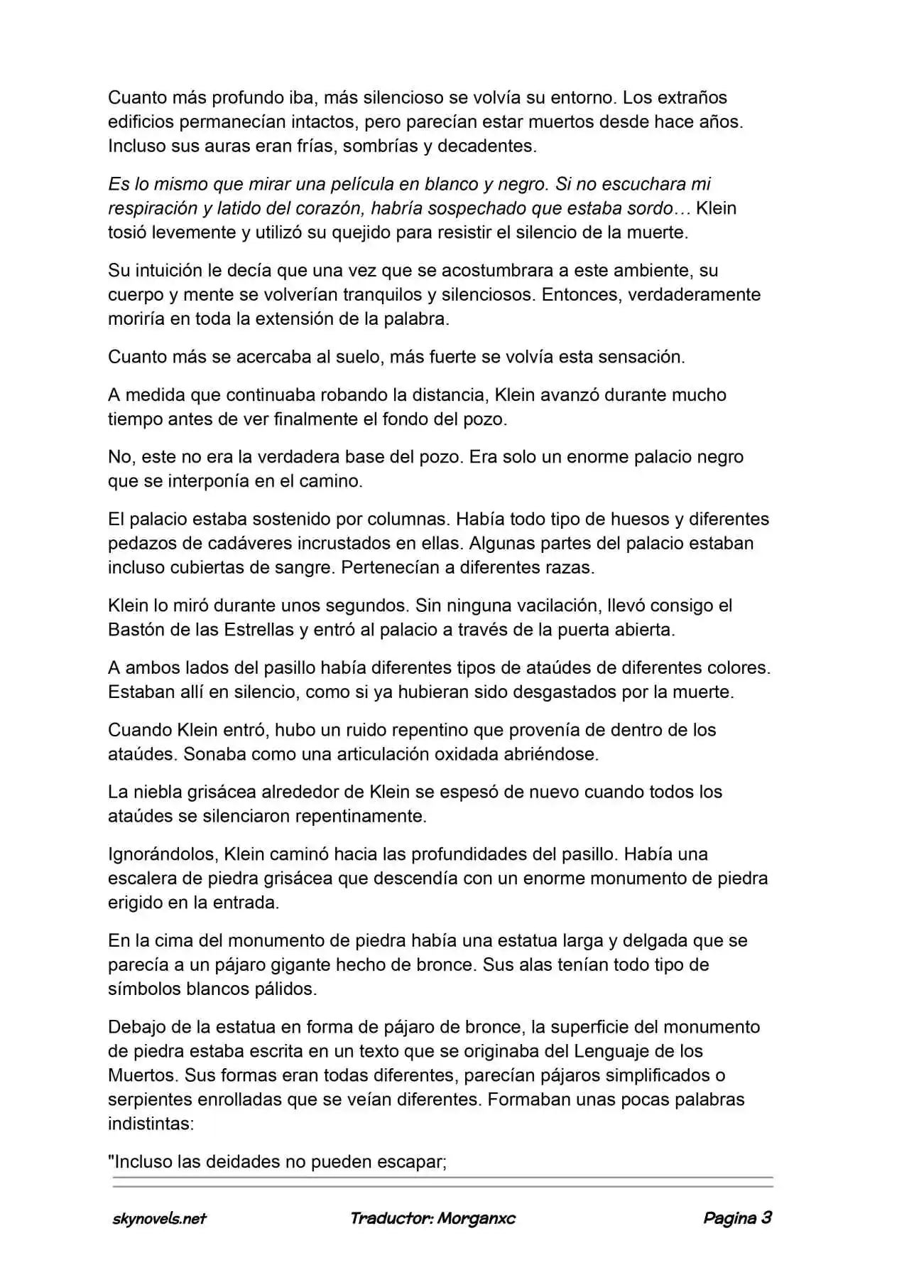 Lord Of The Mysteries (Novela) - Capítulo 1367 - Página 3 - LectorTMOo