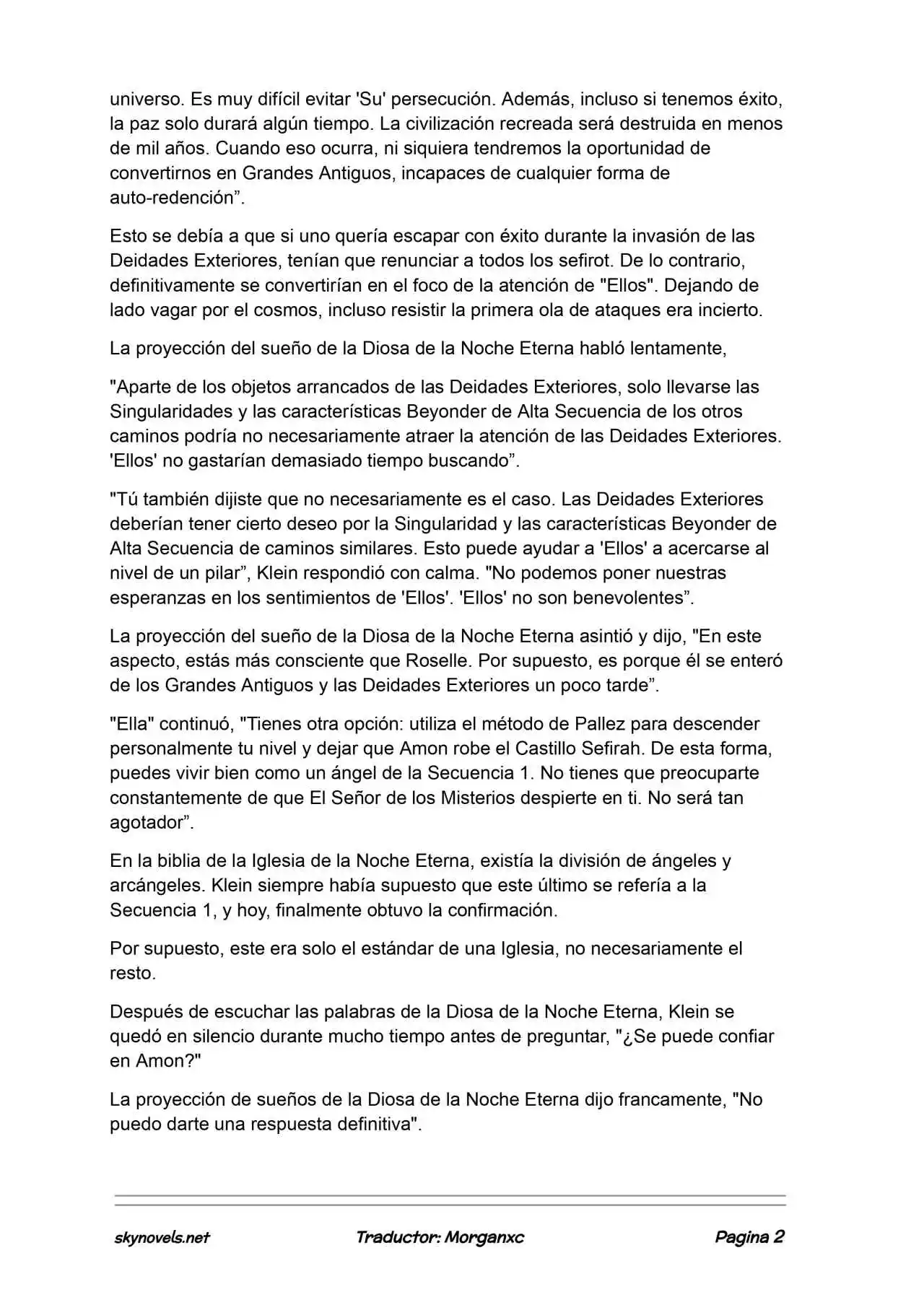 Lord Of The Mysteries (Novela) - Capítulo 1370 - Página 2 - LectorTMOo