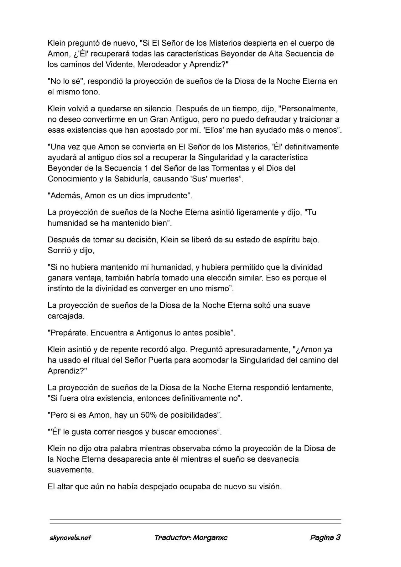 Lord Of The Mysteries (Novela) - Capítulo 1370 - Página 3 - LectorTMOo