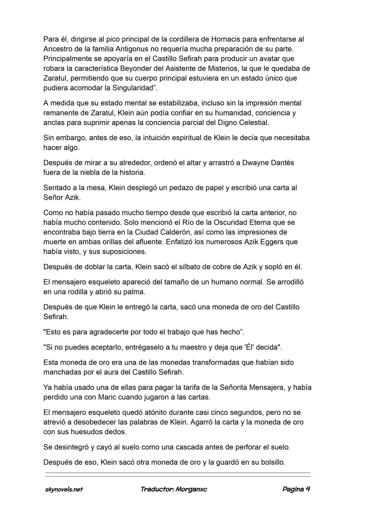 Lord Of The Mysteries (Novela) - Capítulo 1370 - Página 4 - LectorTMOo