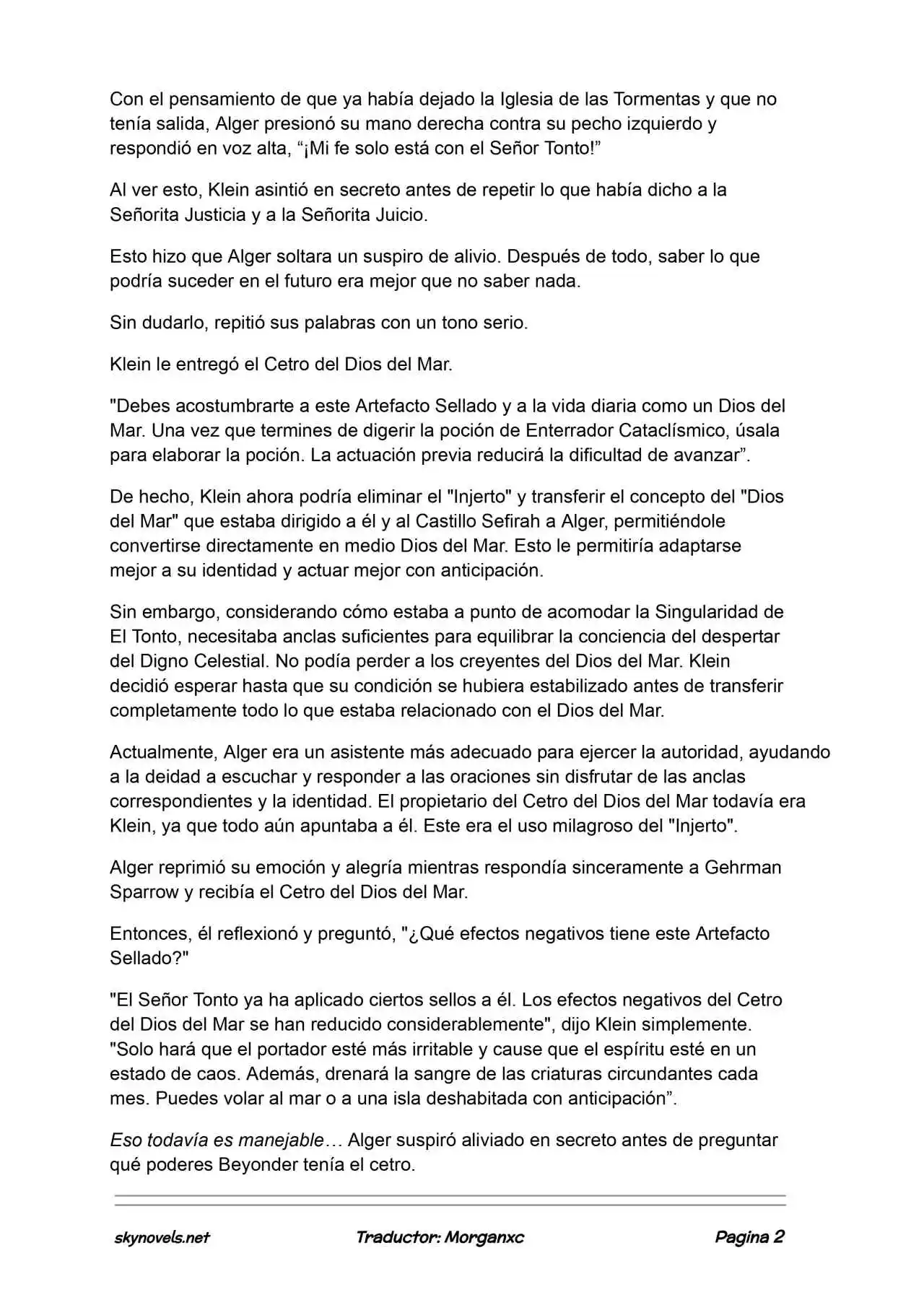 Lord Of The Mysteries (Novela) - Capítulo 1371 - Página 2 - LectorTMOo