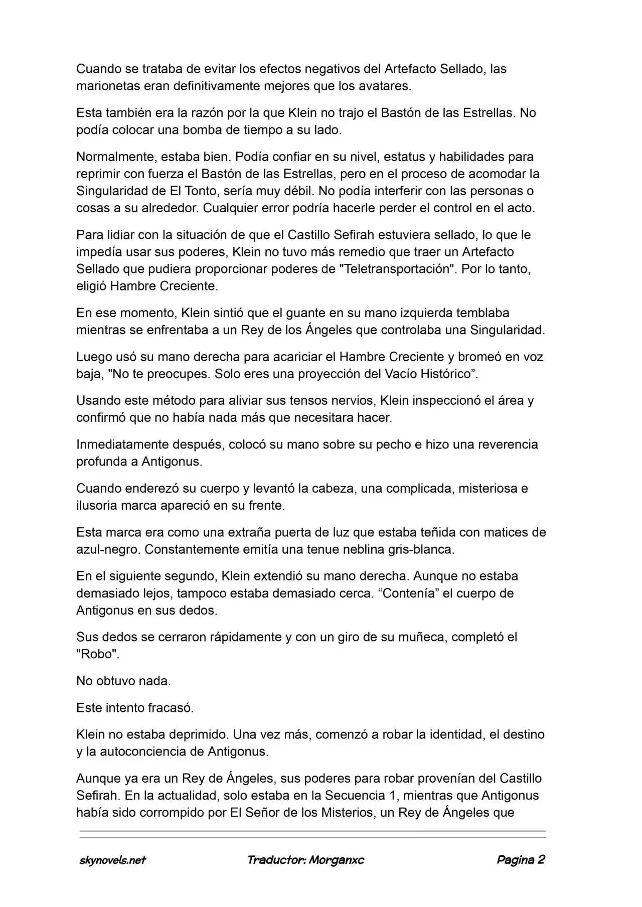 Lord Of The Mysteries (Novela) - Capítulo 1374 - Página 2 - LectorTMOo