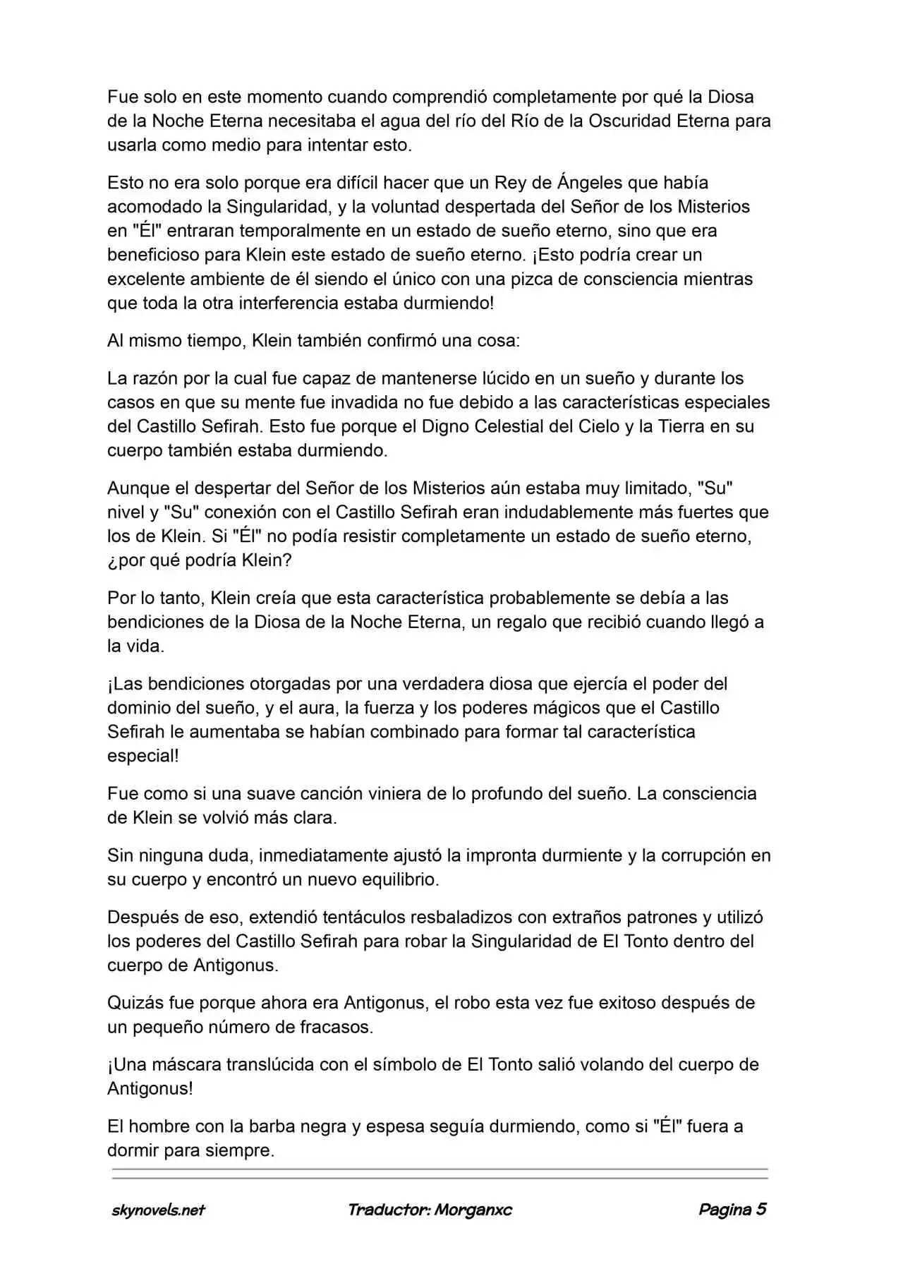 Lord Of The Mysteries (Novela) - Capítulo 1375 - Página 5 - LectorTMOo