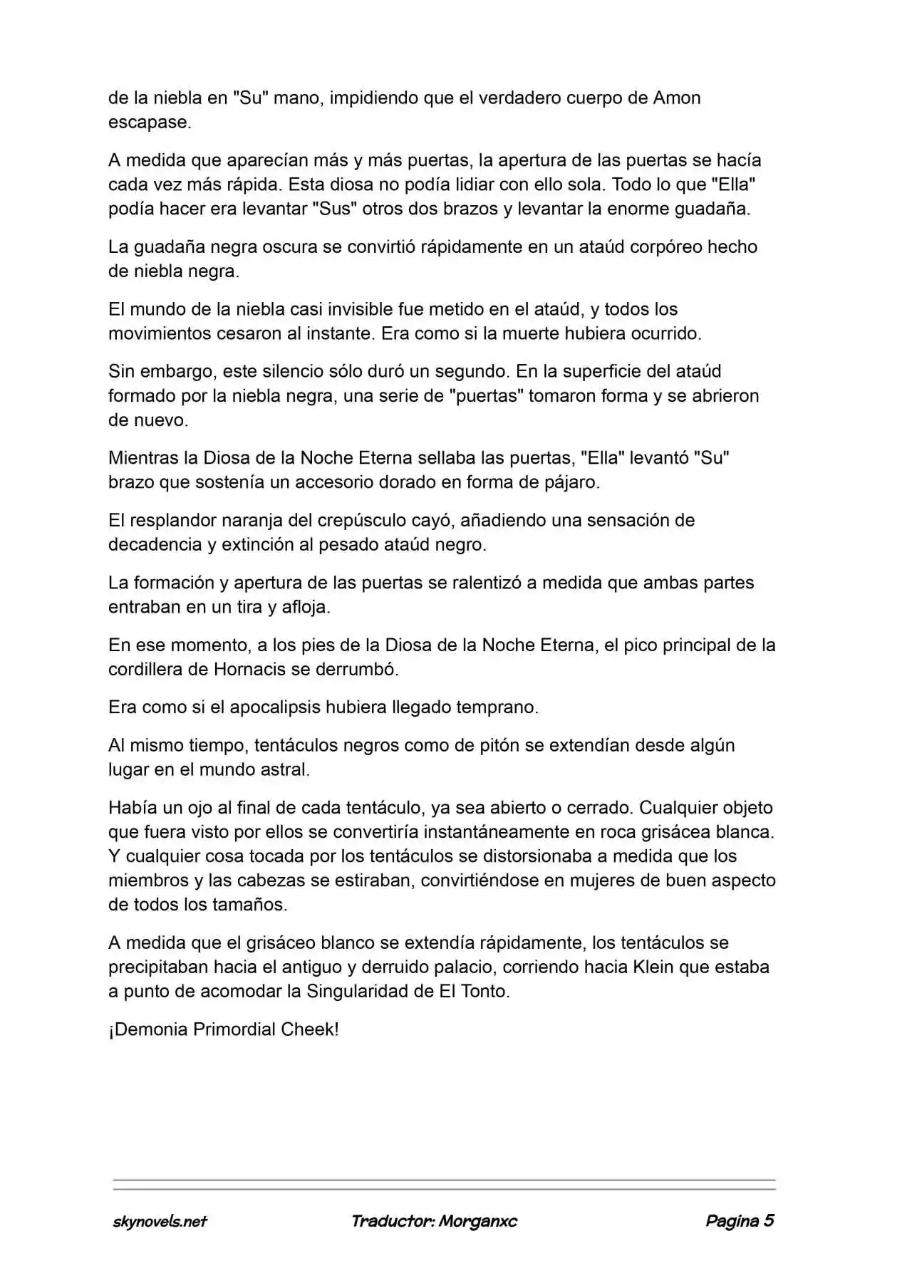Lord Of The Mysteries (Novela) - Capítulo 1376 - Página 5 - LectorTMOo