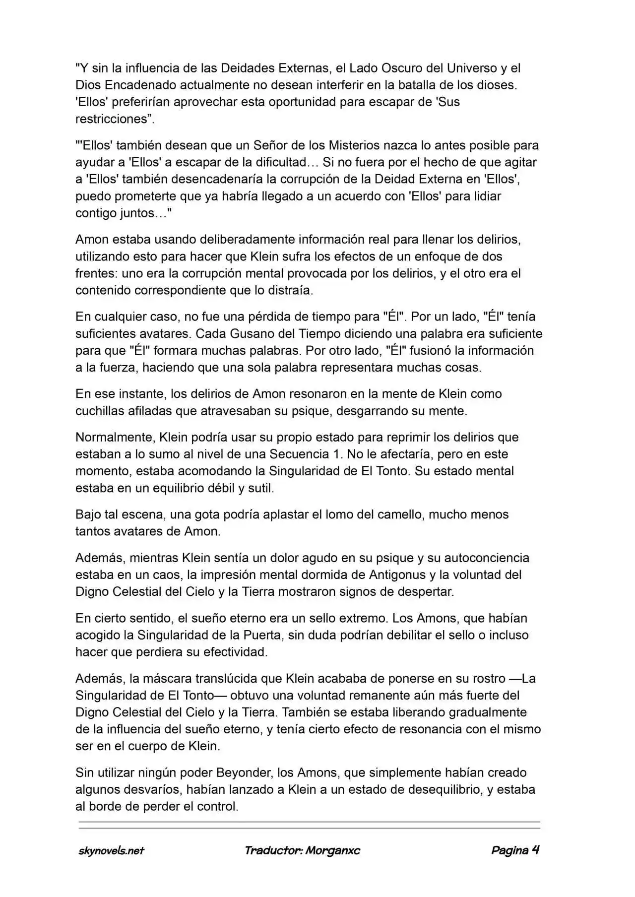 Lord Of The Mysteries (Novela) - Capítulo 1377 - Página 4 - LectorTMOo