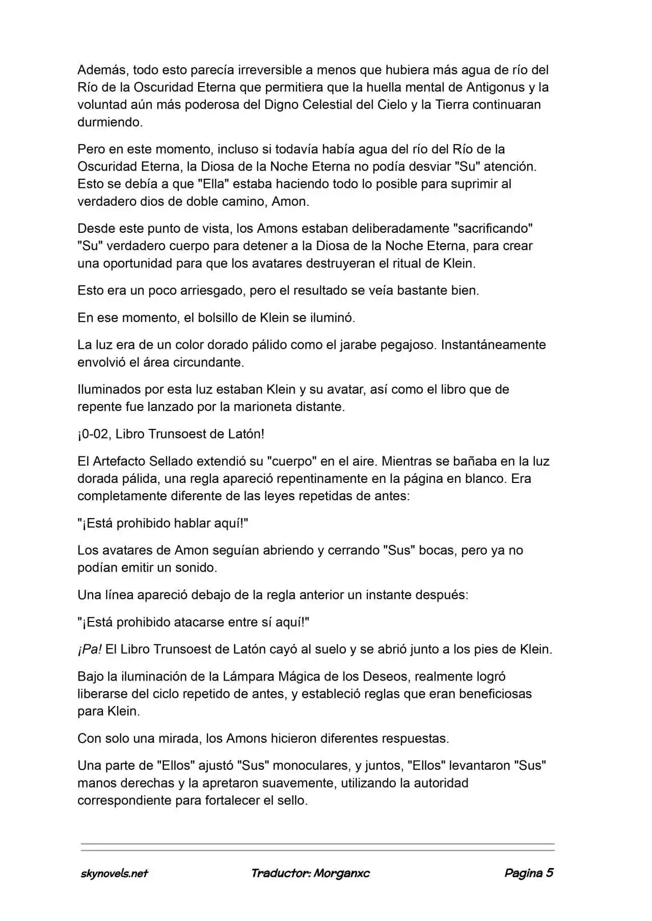 Lord Of The Mysteries (Novela) - Capítulo 1377 - Página 5 - LectorTMOo