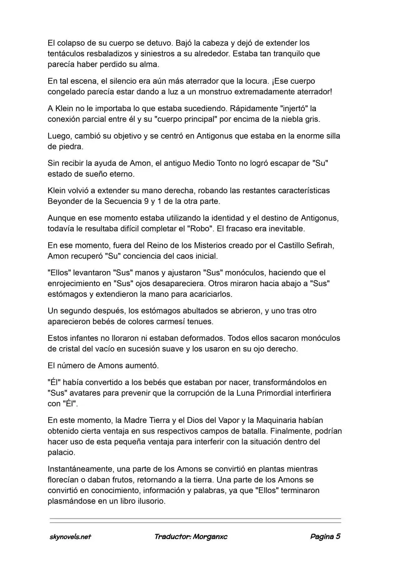 Lord Of The Mysteries (Novela) - Capítulo 1378 - Página 5 - LectorTMOo