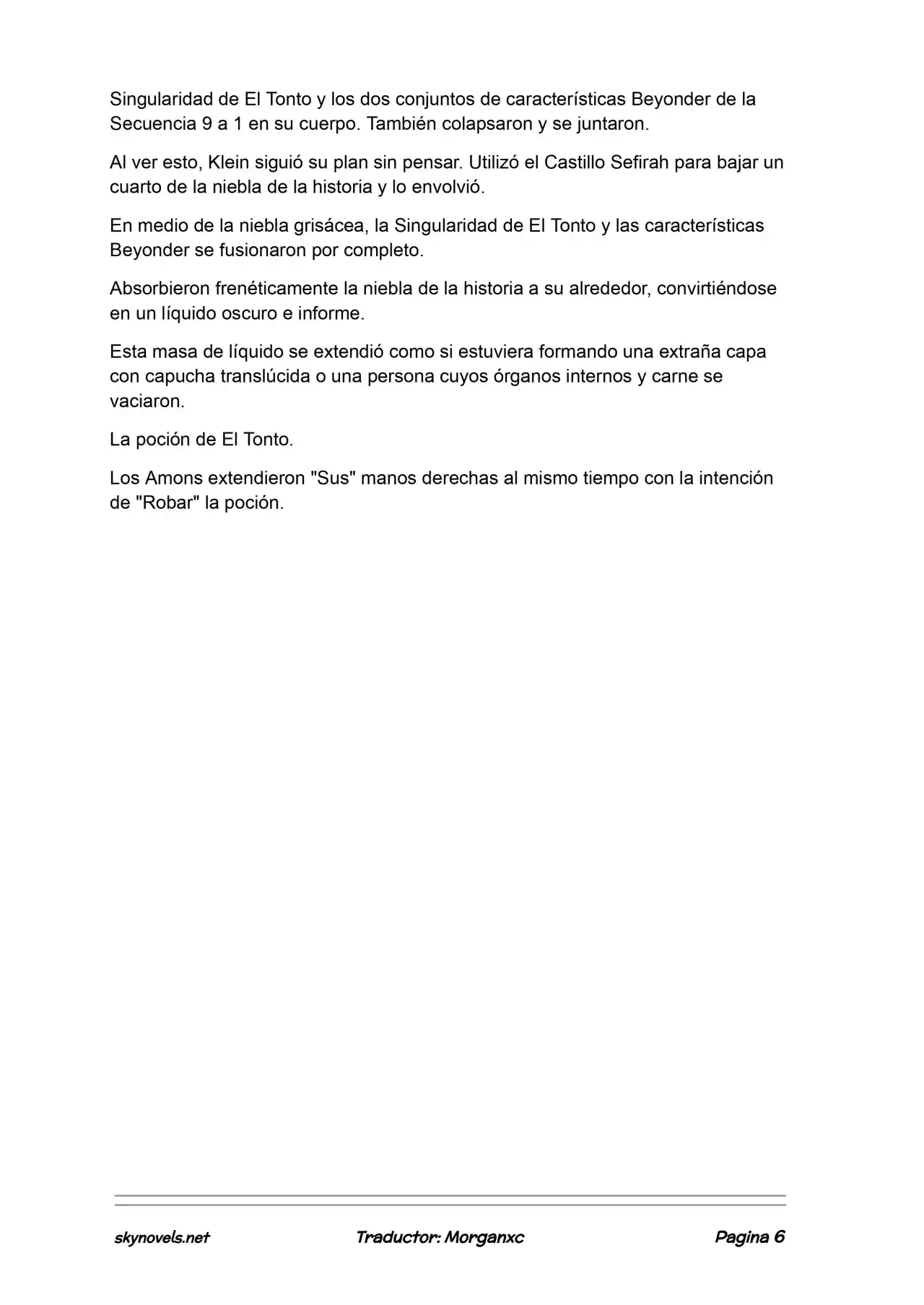 Lord Of The Mysteries (Novela) - Capítulo 1379 - Página 6 - LectorTMOo