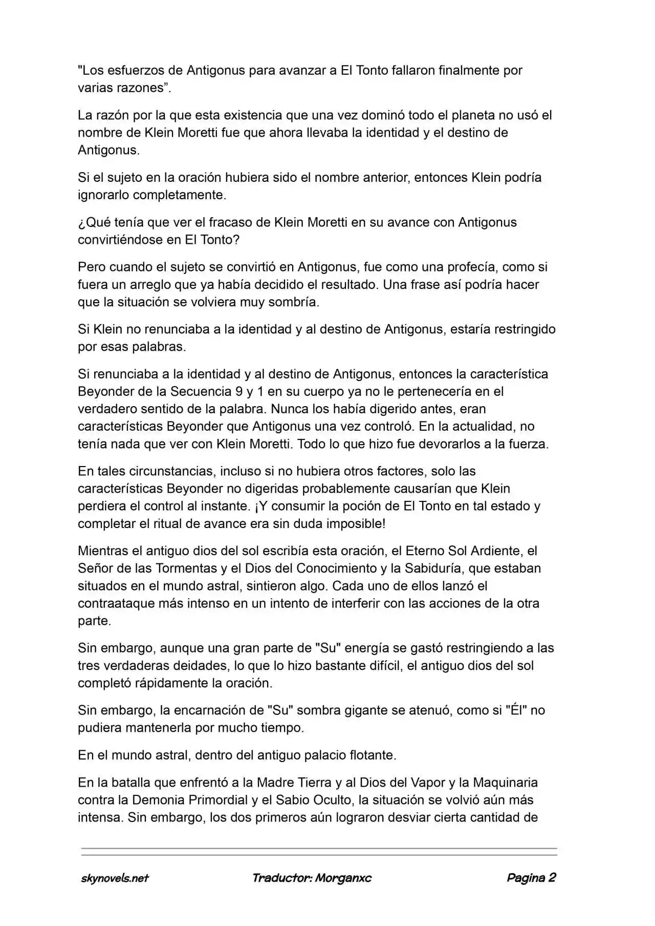 Lord Of The Mysteries (Novela) - Capítulo 1380 - Página 2 - LectorTMOo