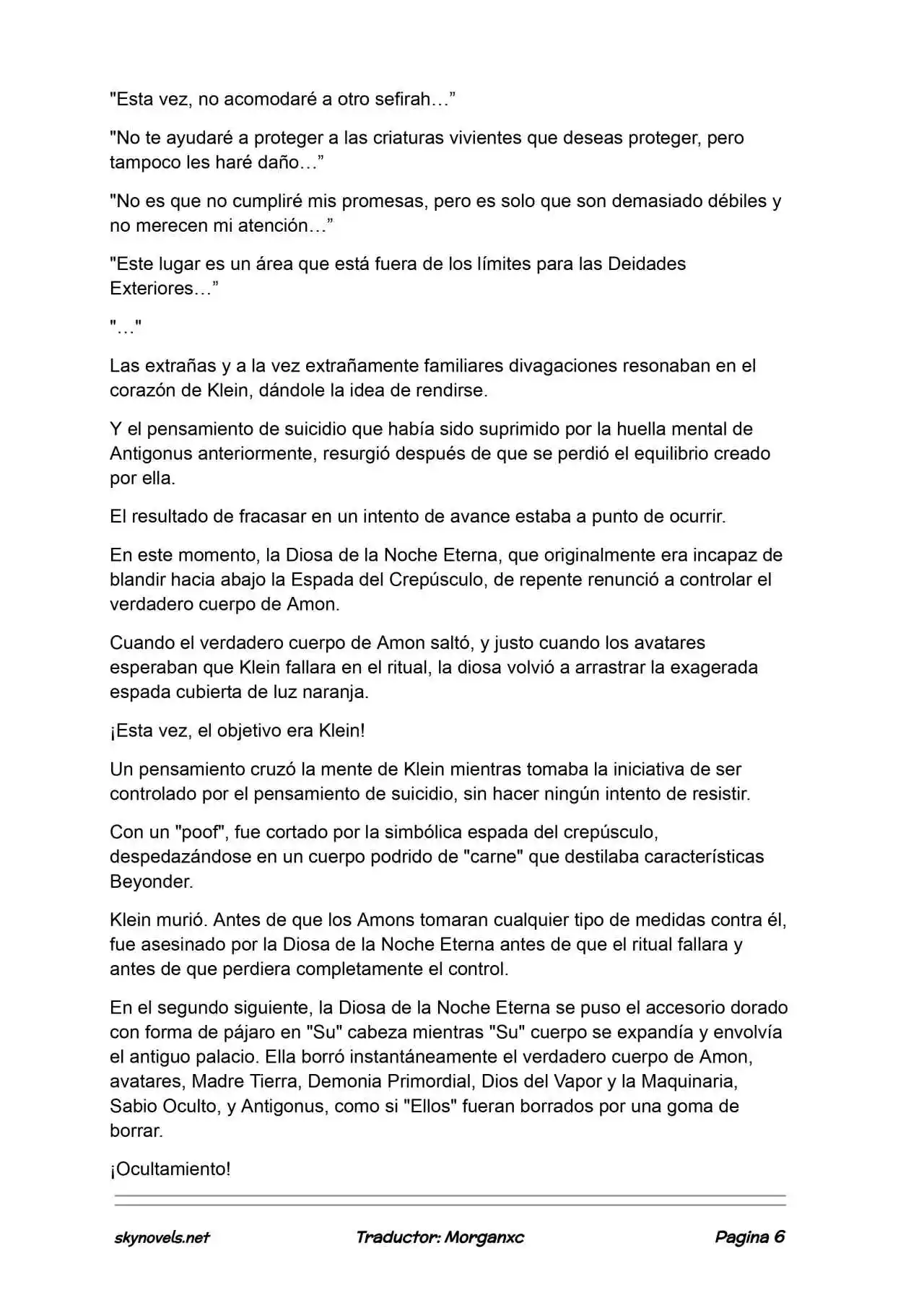 Lord Of The Mysteries (Novela) - Capítulo 1380 - Página 6 - LectorTMOo