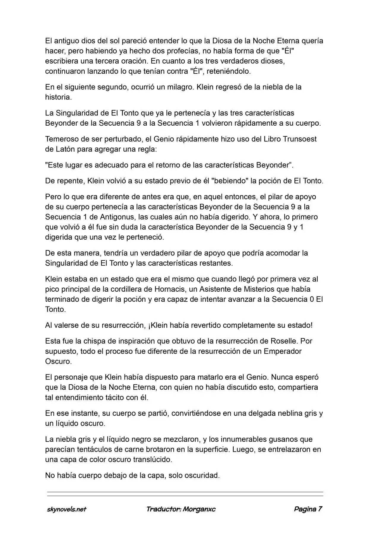 Lord Of The Mysteries (Novela) - Capítulo 1380 - Página 7 - LectorTMOo