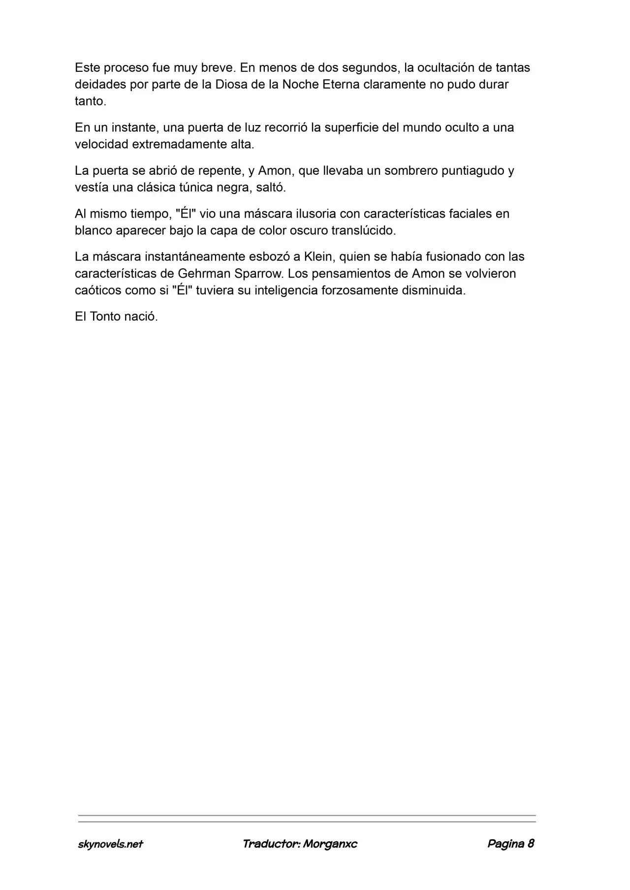 Lord Of The Mysteries (Novela) - Capítulo 1380 - Página 8 - LectorTMOo
