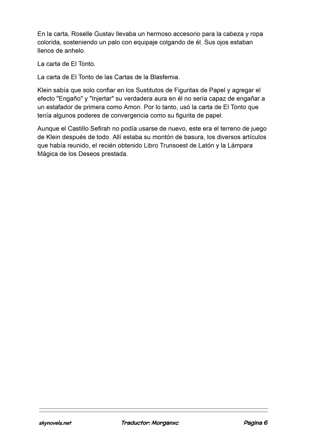 Lord Of The Mysteries (Novela) - Capítulo 1382 - Página 6 - LectorTMOo
