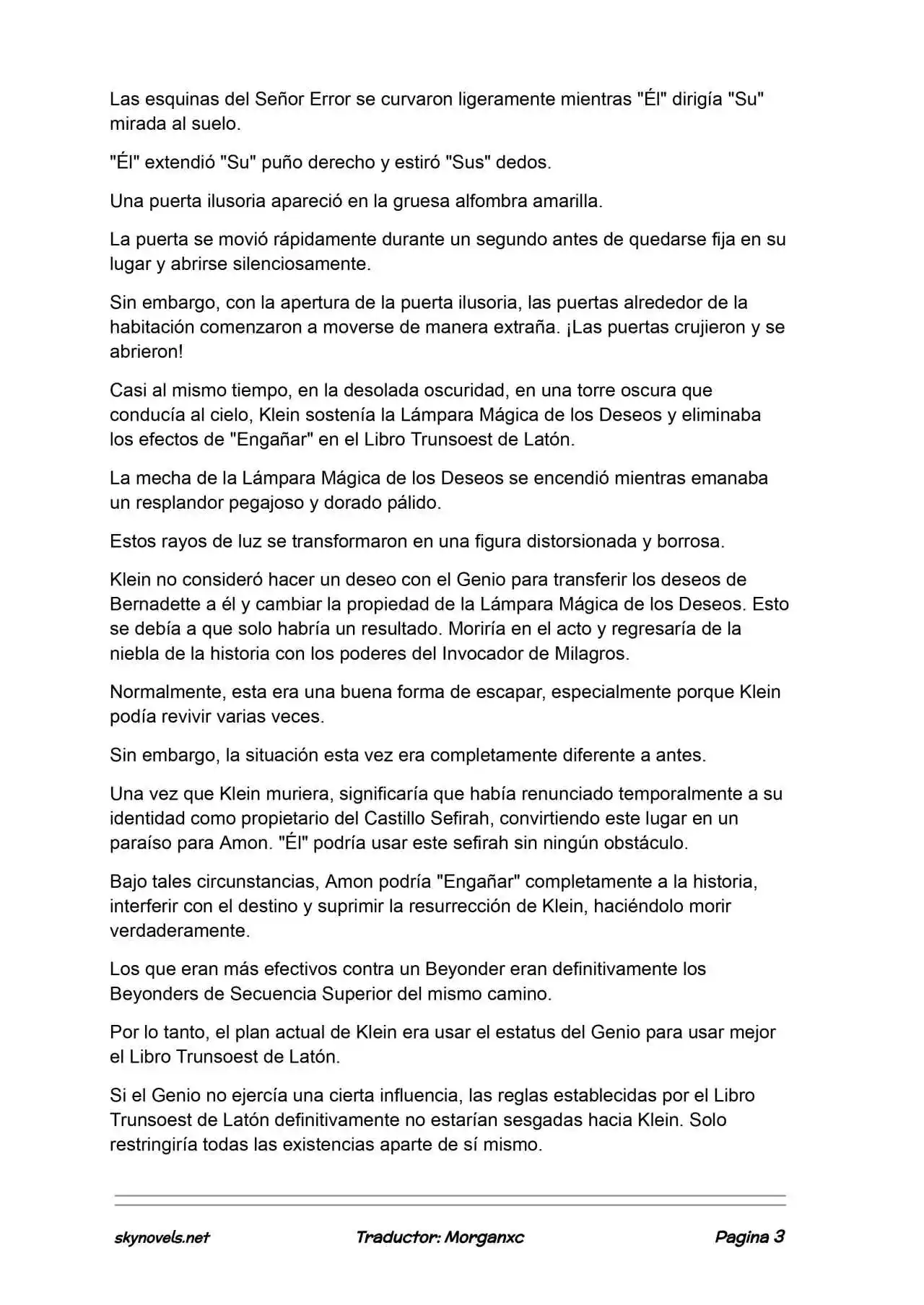 Lord Of The Mysteries (Novela) - Capítulo 1383 - Página 3 - LectorTMOo