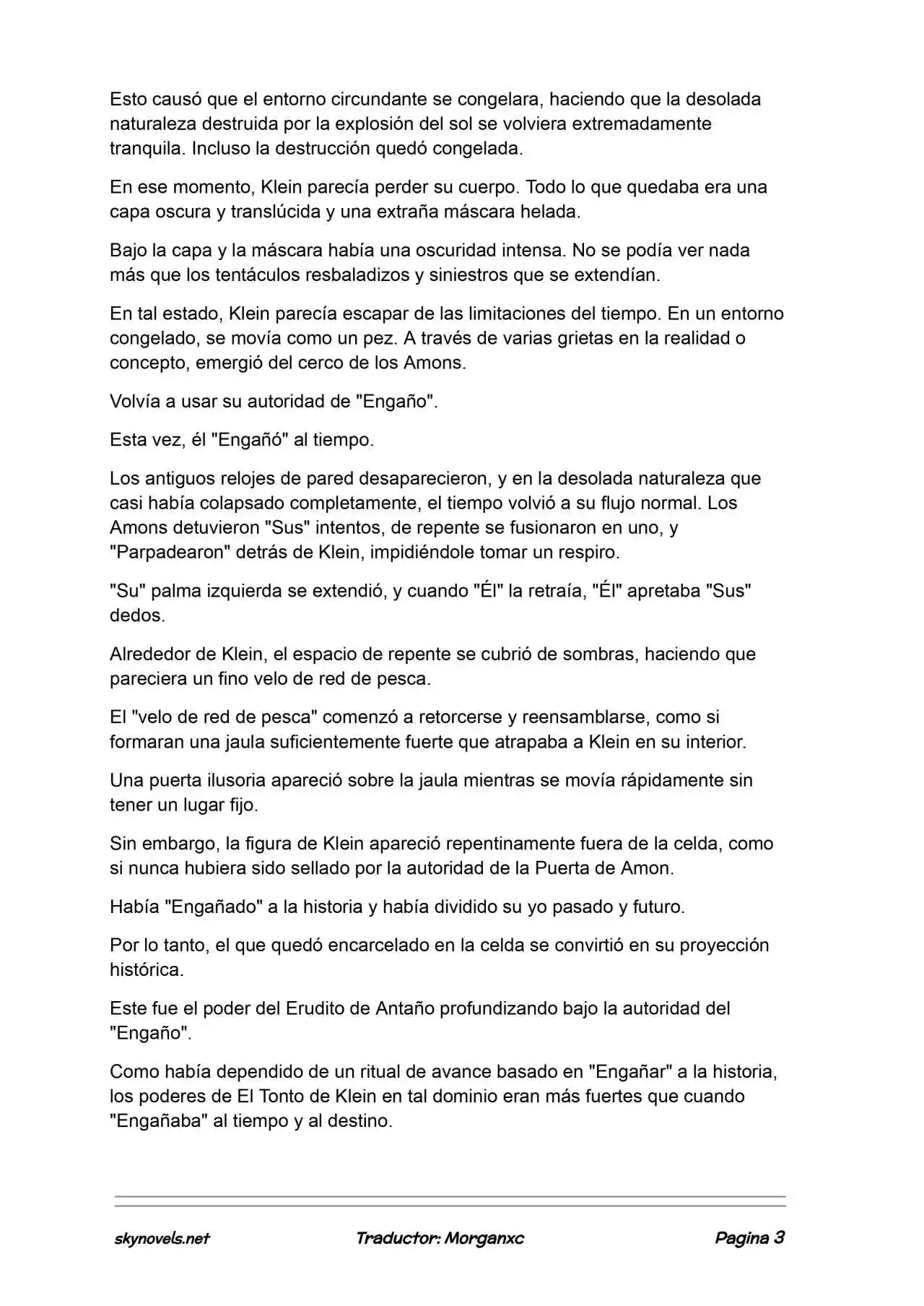 Lord Of The Mysteries (Novela) - Capítulo 1385 - Página 3 - LectorTMOo
