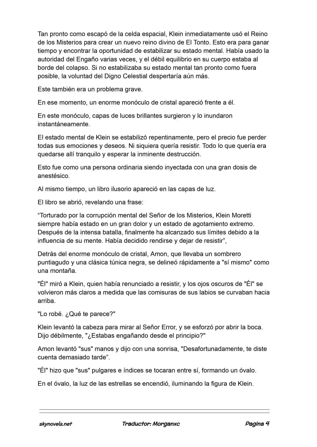 Lord Of The Mysteries (Novela) - Capítulo 1385 - Página 4 - LectorTMOo