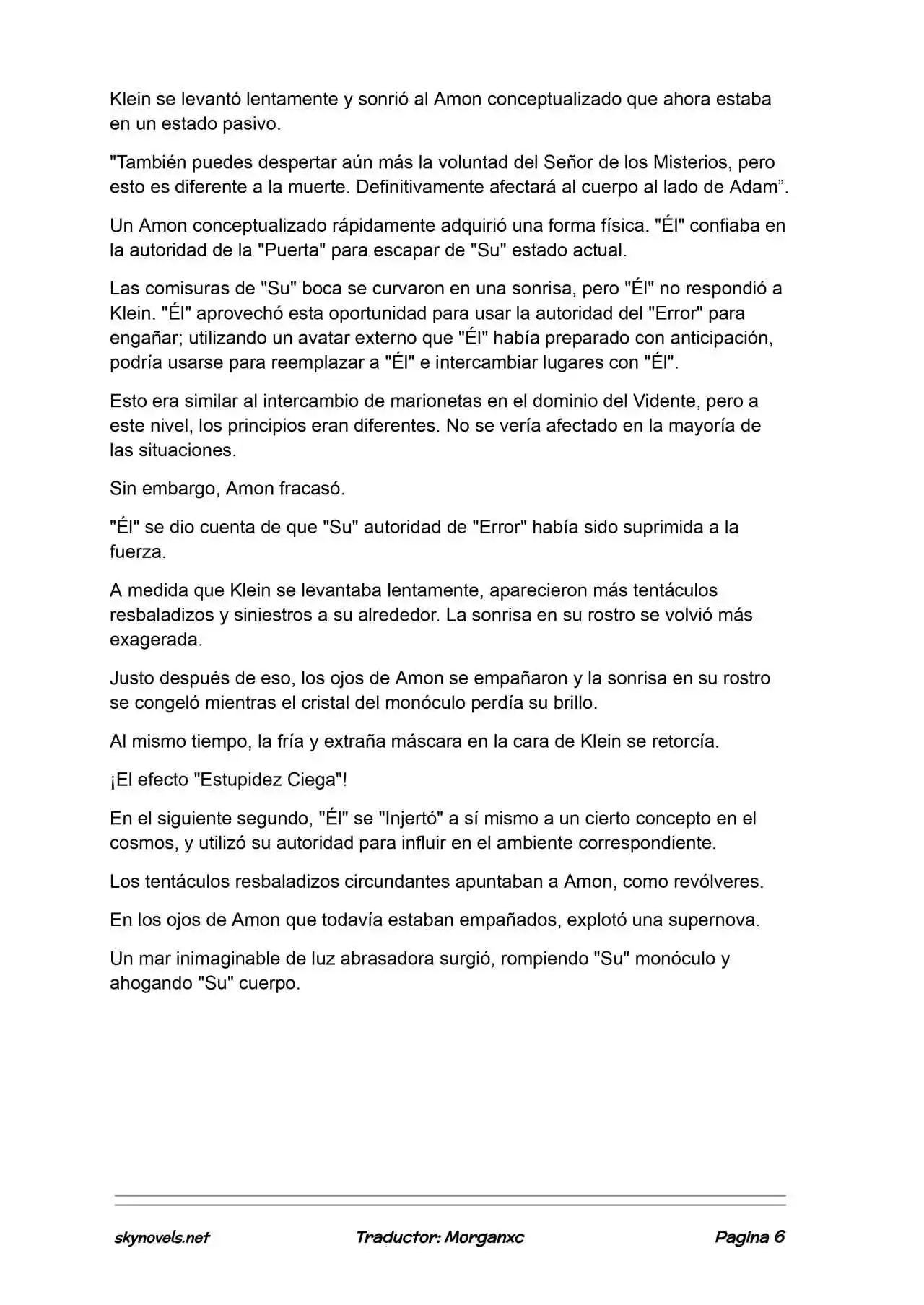 Lord Of The Mysteries (Novela) - Capítulo 1386 - Página 6 - LectorTMOo