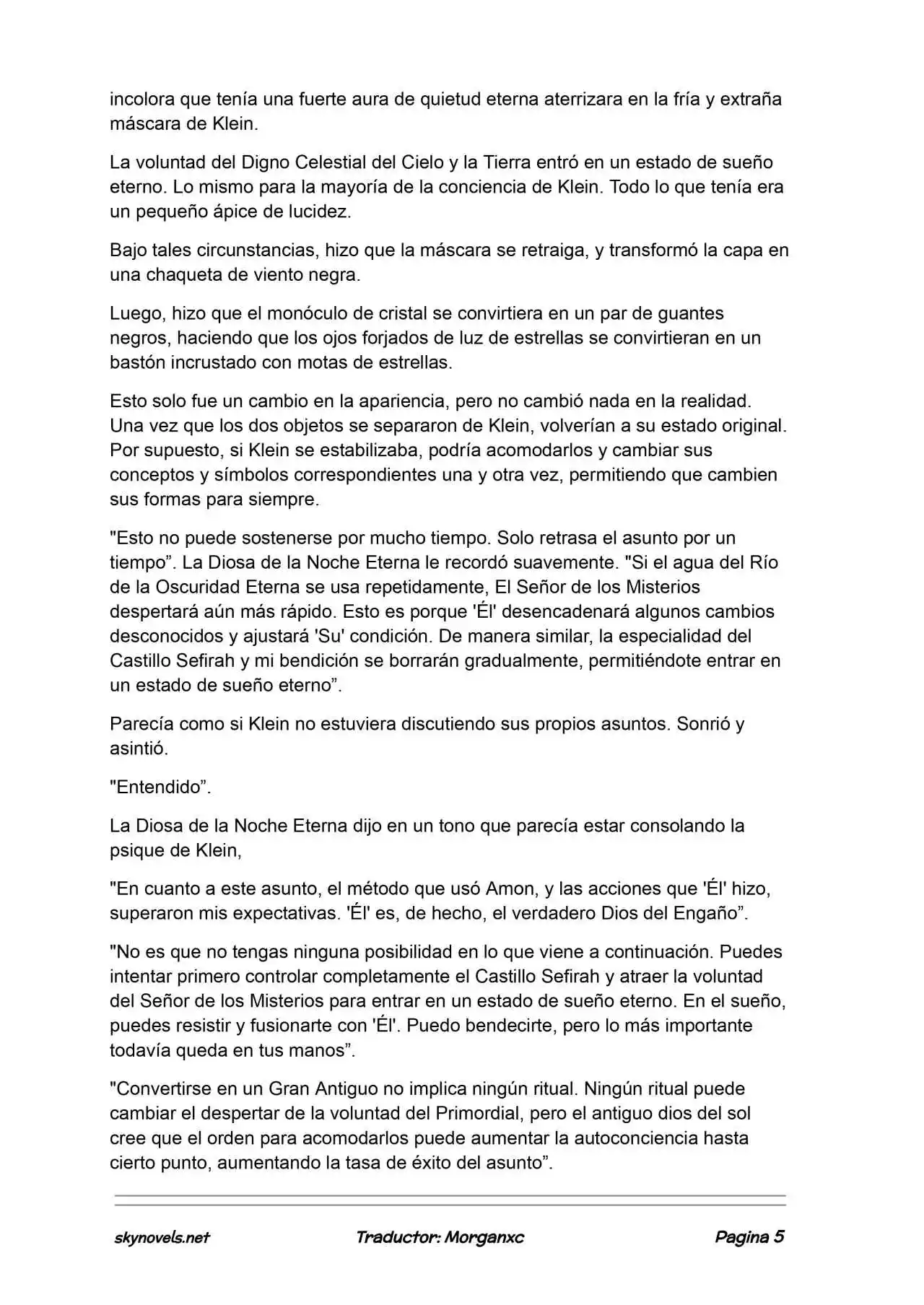 Lord Of The Mysteries (Novela) - Capítulo 1387 - Página 5 - LectorTMOo