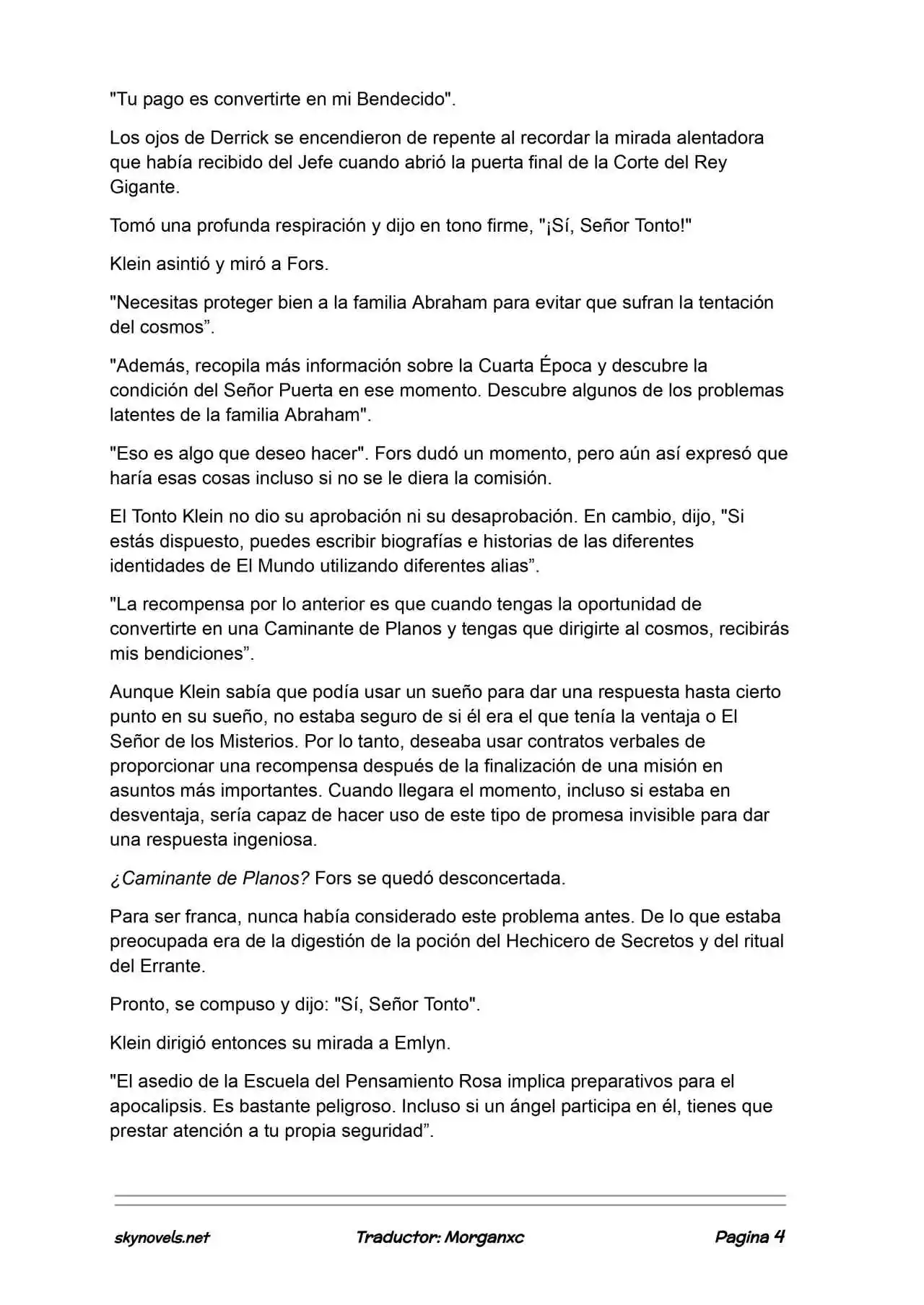 Lord Of The Mysteries (Novela) - Capítulo 1389 - Página 4 - LectorTMOo