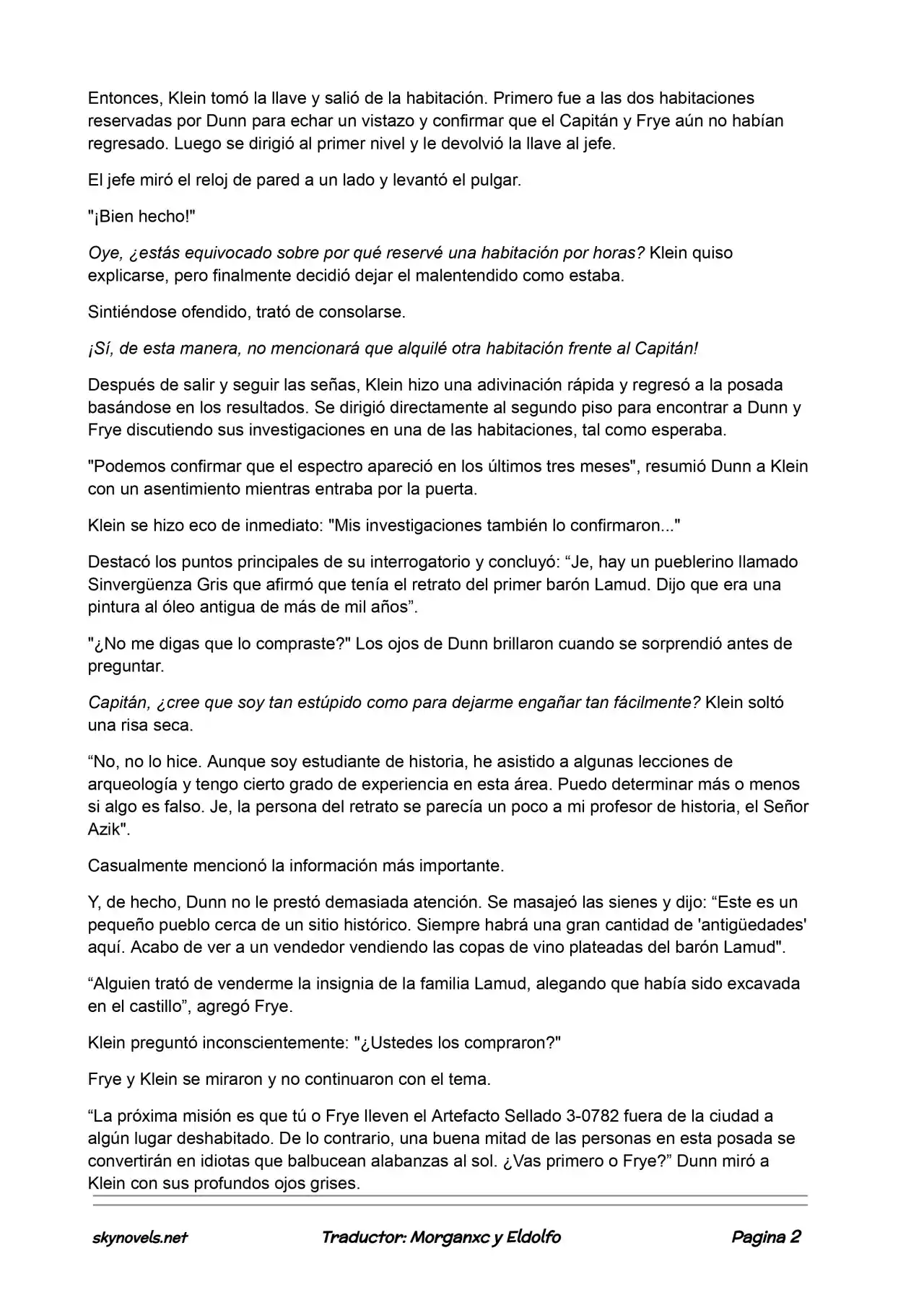 Lord Of The Mysteries (Novela) - Capítulo 139 - Página 2 - LectorTMOo