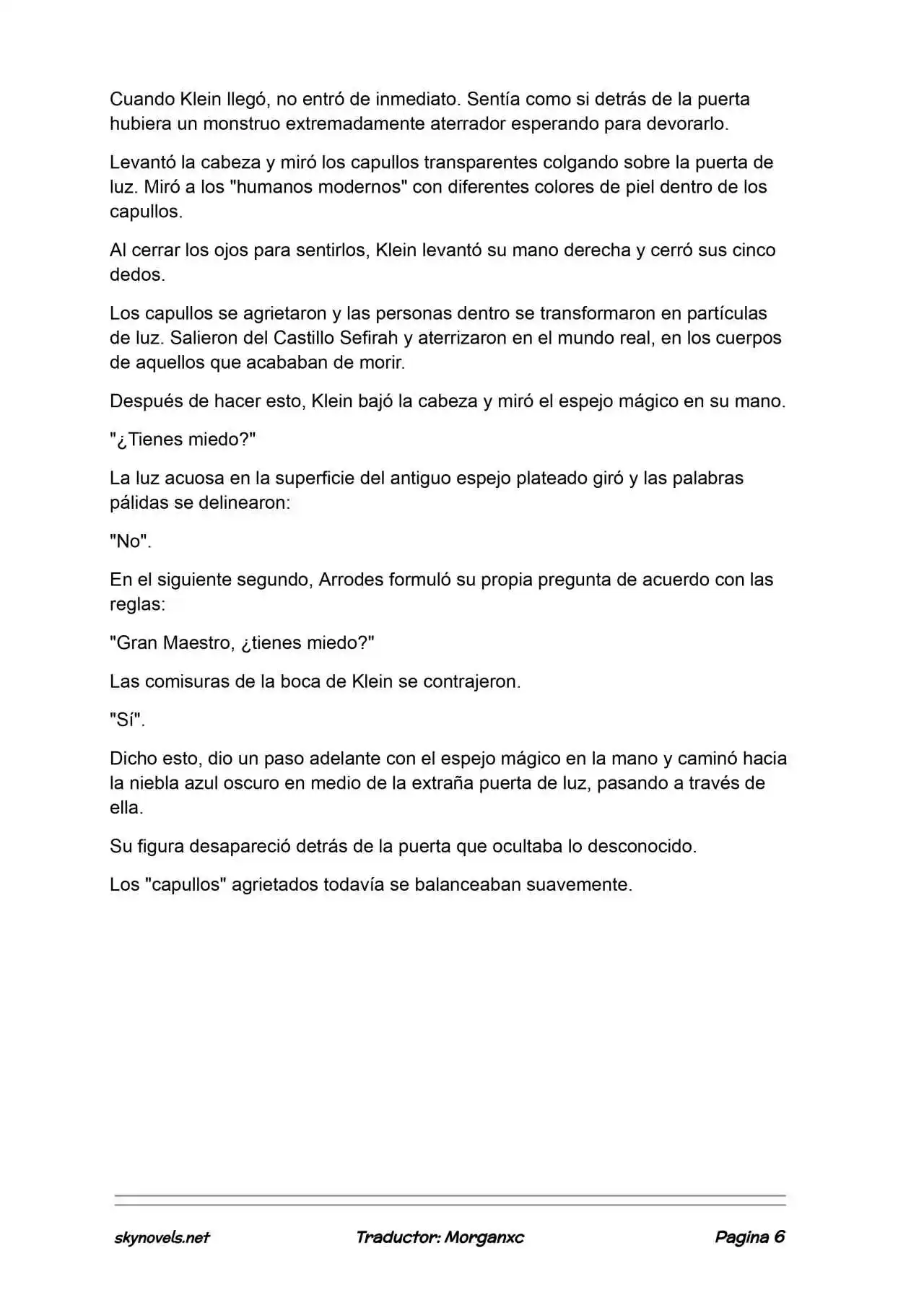 Lord Of The Mysteries (Novela) - Capítulo 1390 - Página 6 - LectorTMOo