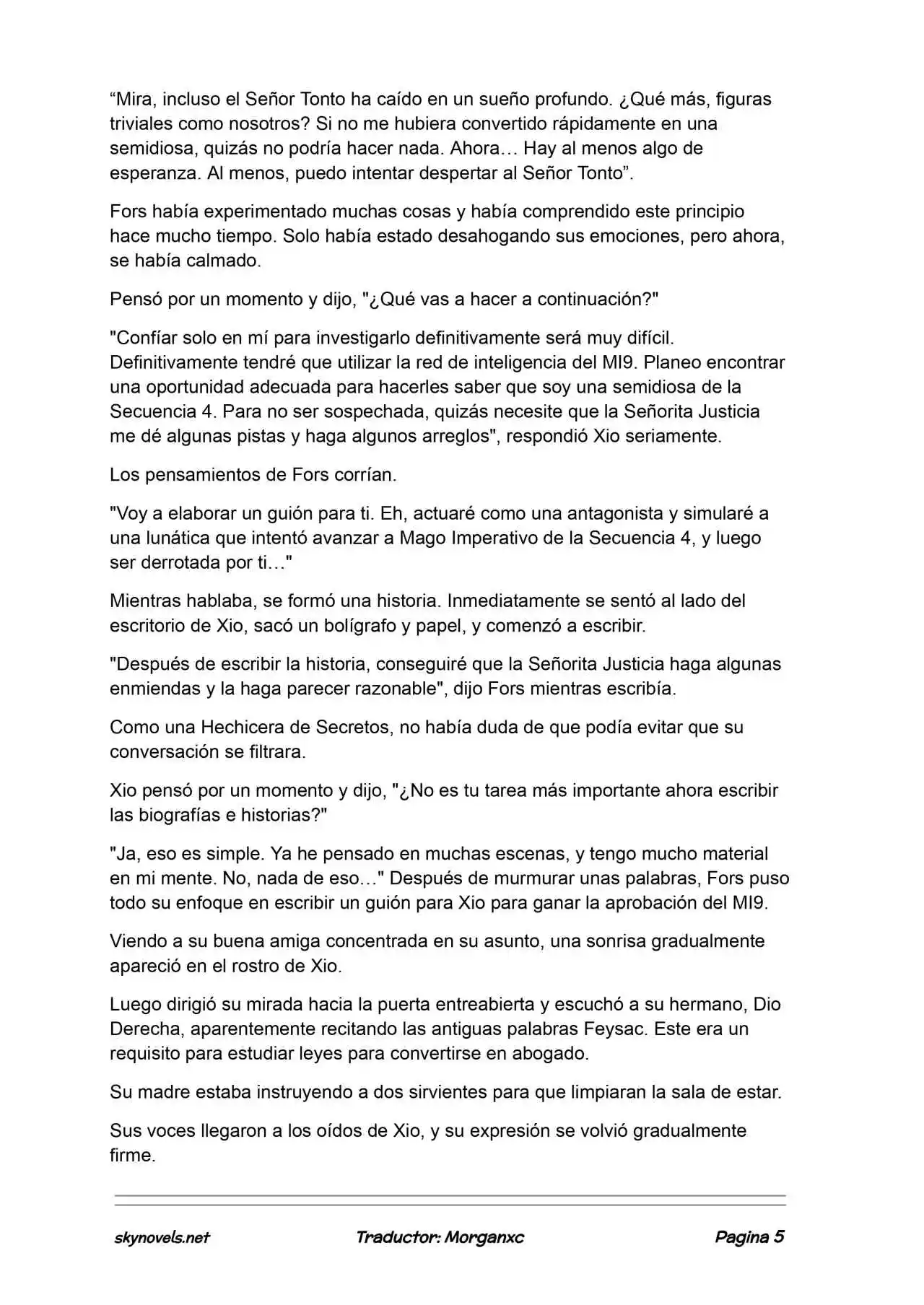 Lord Of The Mysteries (Novela) - Capítulo 1391 - Página 5 - LectorTMOo