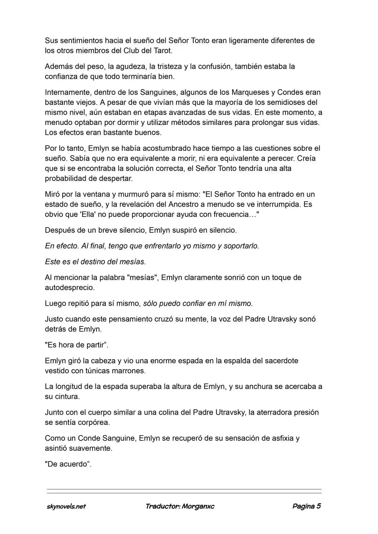Lord Of The Mysteries (Novela) - Capítulo 1392 - Página 5 - LectorTMOo