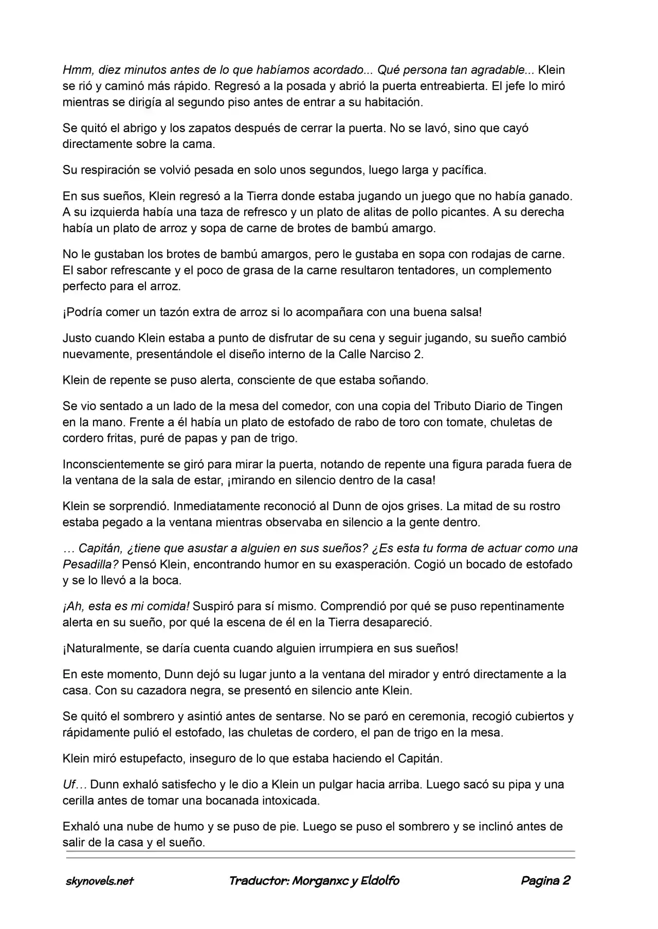 Lord Of The Mysteries (Novela) - Capítulo 141 - Página 2 - LectorTMOo