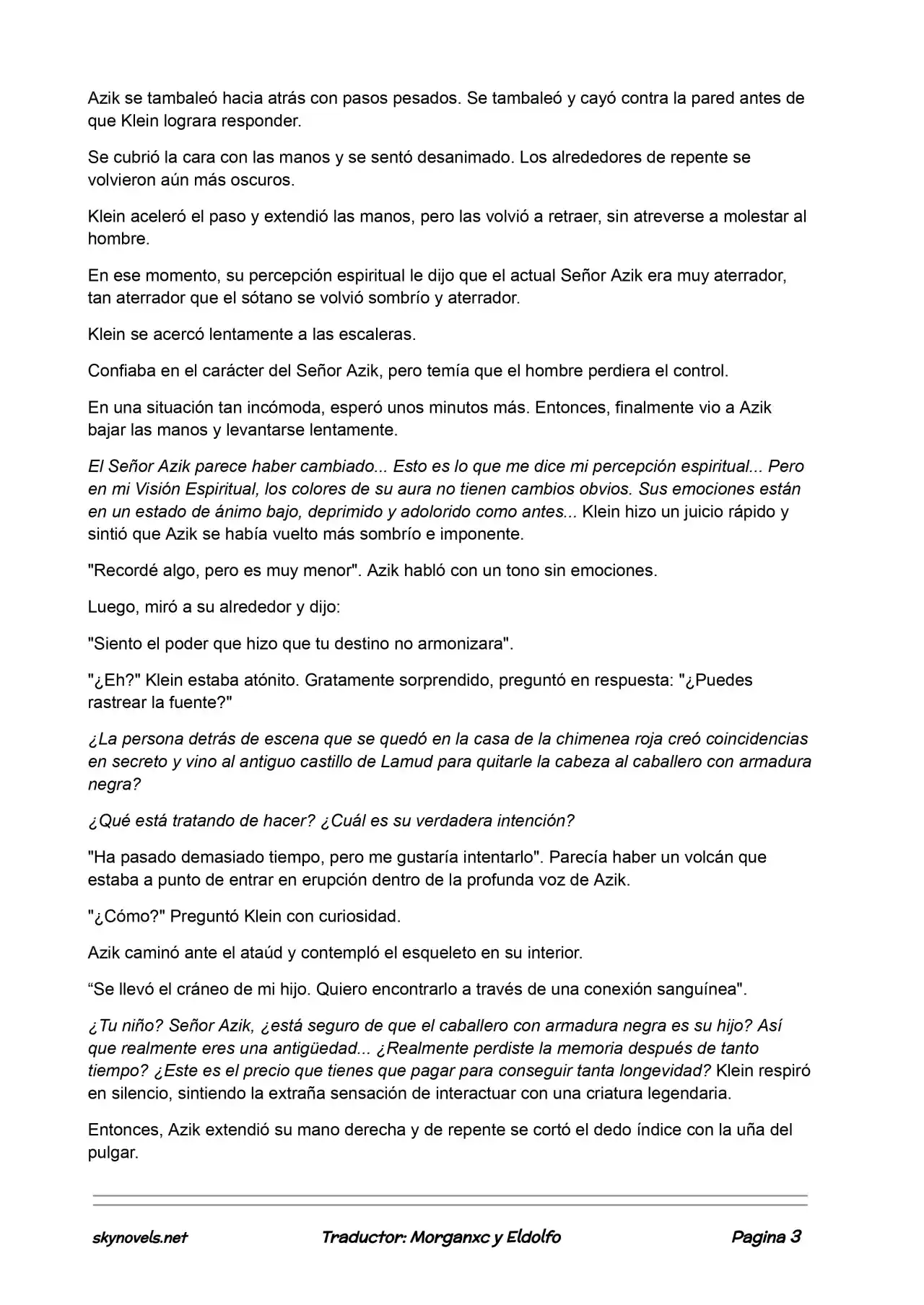 Lord Of The Mysteries (Novela) - Capítulo 150 - Página 3 - LectorTMOo