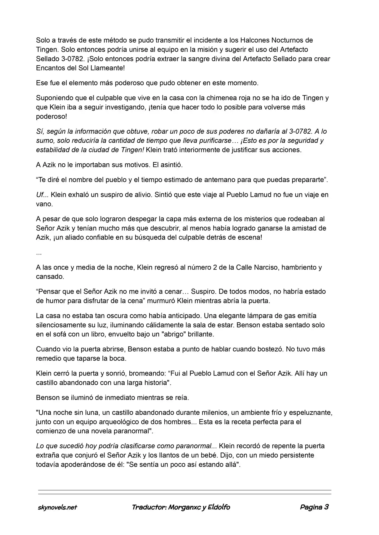 Lord Of The Mysteries (Novela) - Capítulo 151 - Página 3 - LectorTMOo