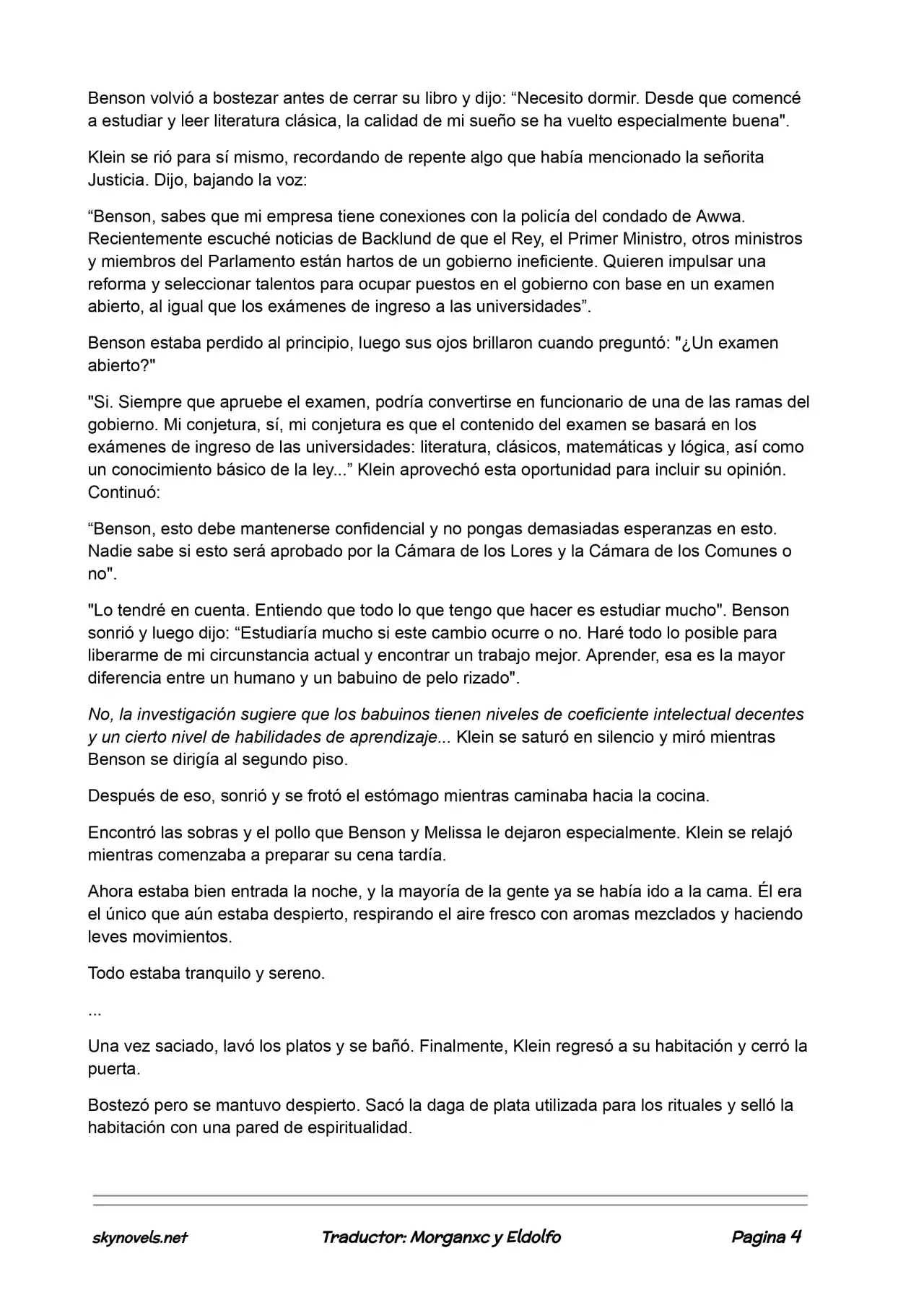 Lord Of The Mysteries (Novela) - Capítulo 151 - Página 4 - LectorTMOo