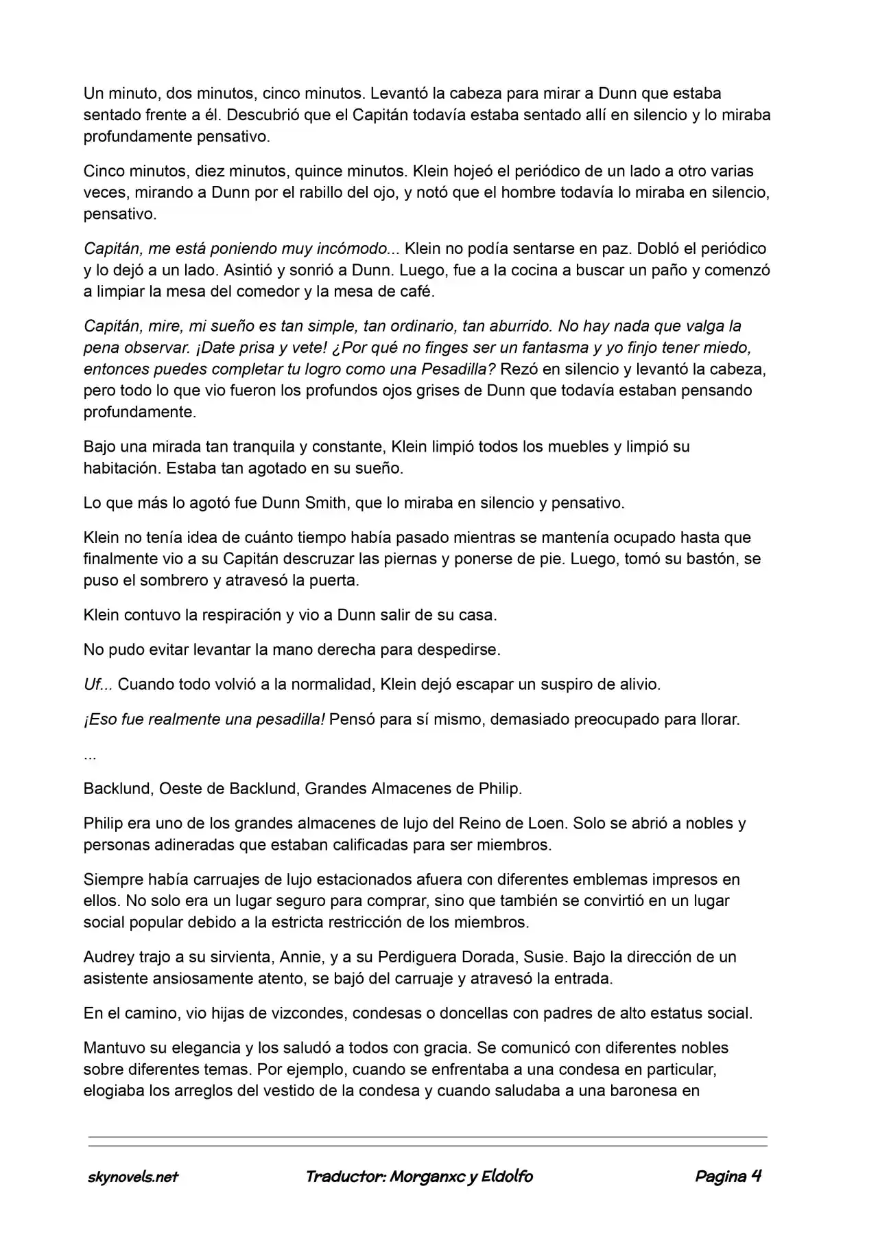 Lord Of The Mysteries (Novela) - Capítulo 152 - Página 4 - LectorTMOo