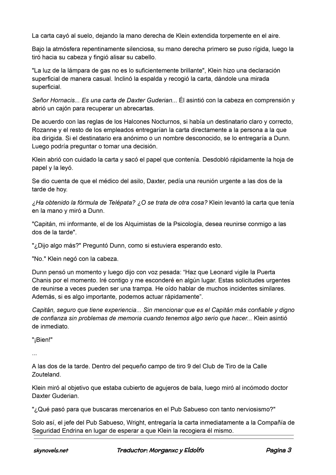 Lord Of The Mysteries (Novela) - Capítulo 155 - Página 3 - LectorTMOo