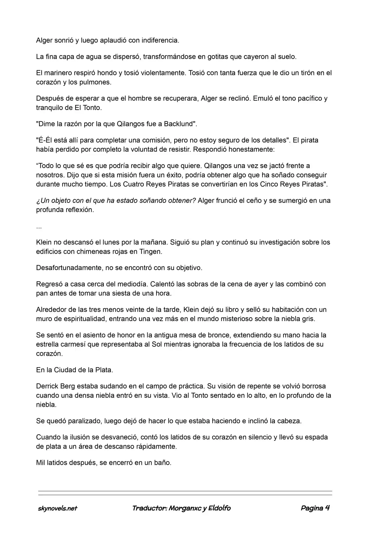 Lord Of The Mysteries (Novela) - Capítulo 157 - Página 4 - LectorTMOo