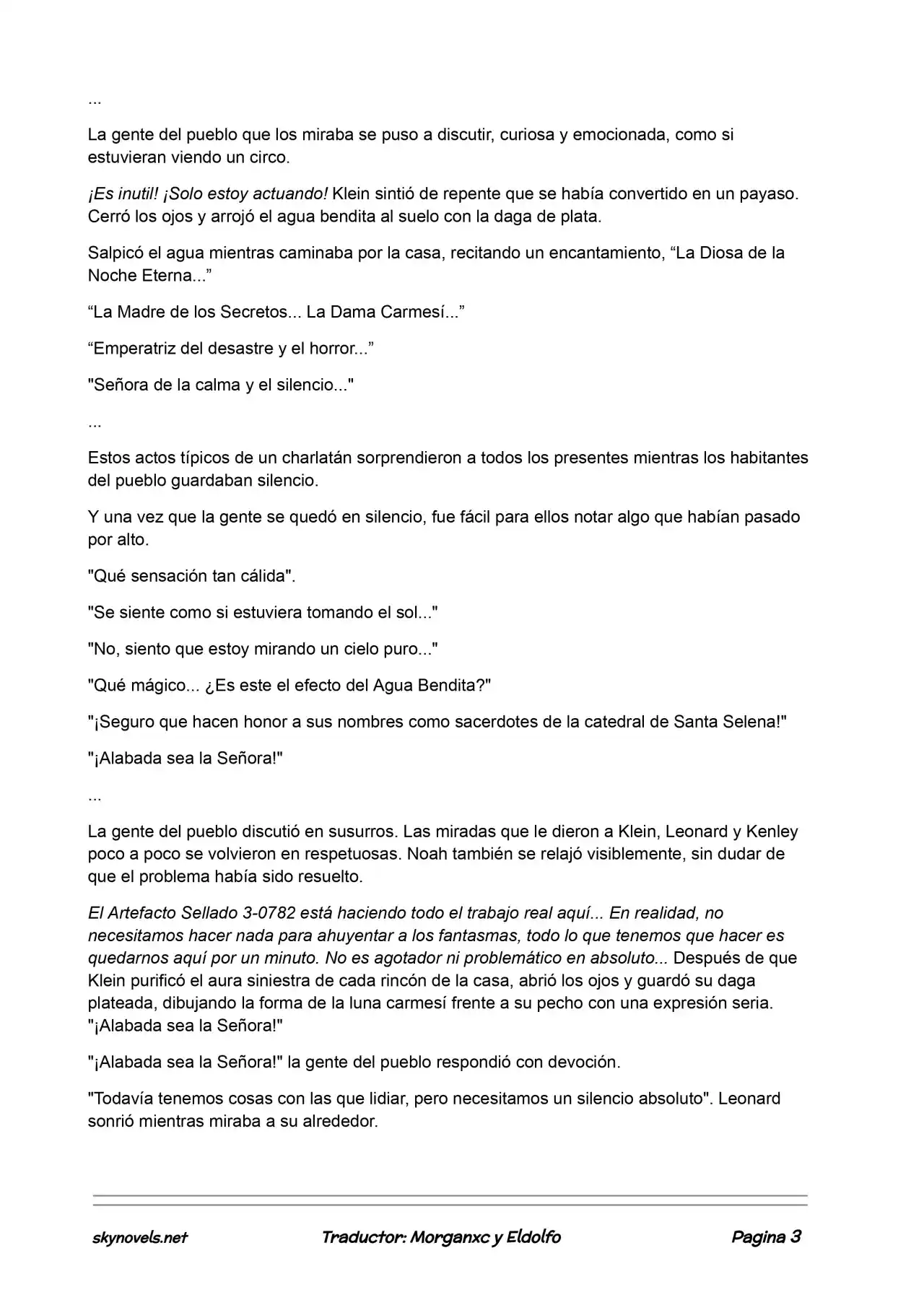 Lord Of The Mysteries (Novela) - Capítulo 161 - Página 3 - LectorTMOo