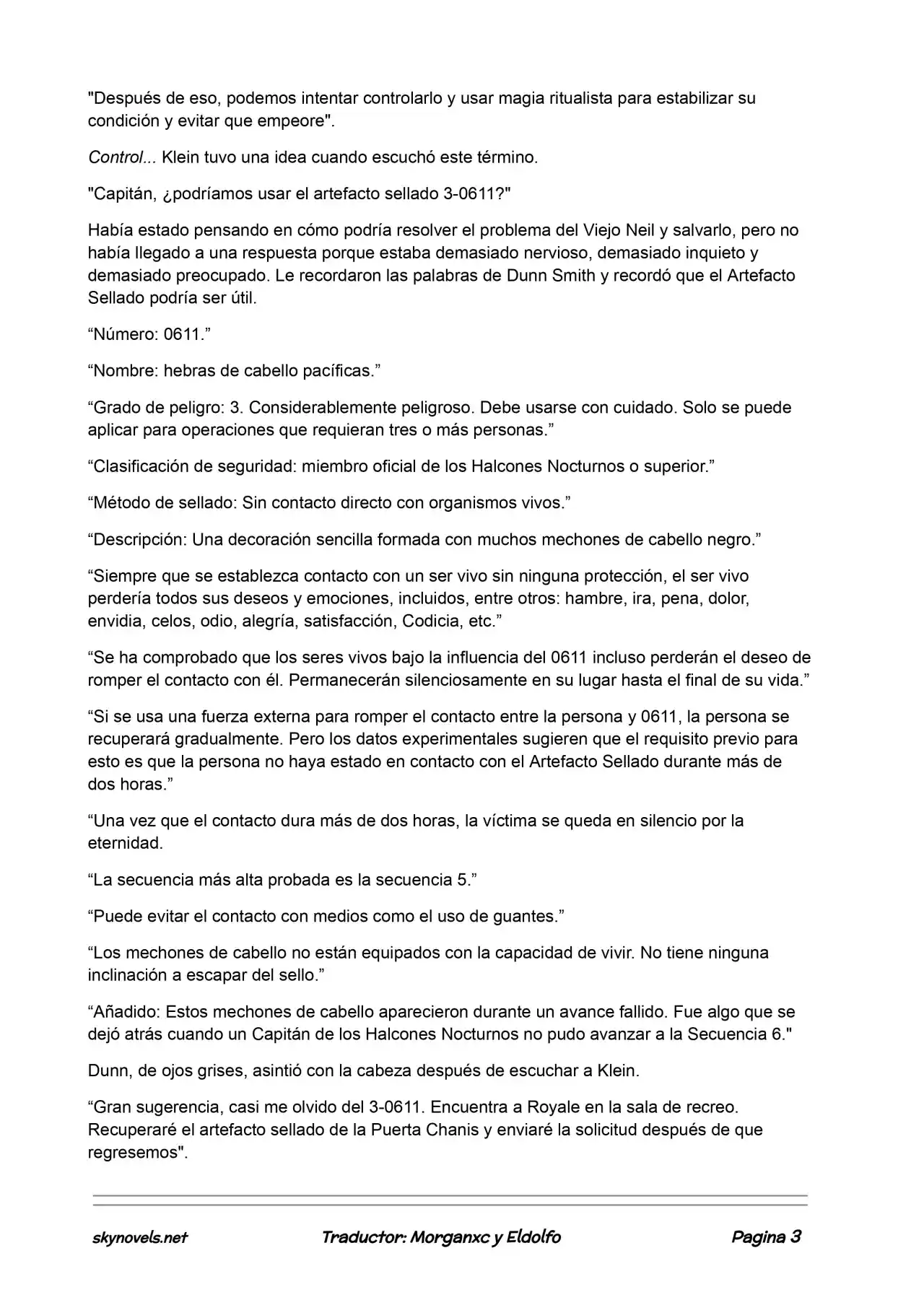Lord Of The Mysteries (Novela) - Capítulo 163 - Página 3 - LectorTMOo