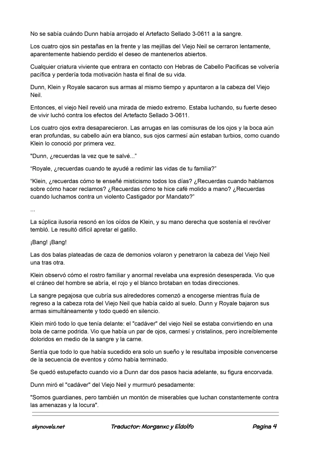 Lord Of The Mysteries (Novela) - Capítulo 164 - Página 4 - LectorTMOo