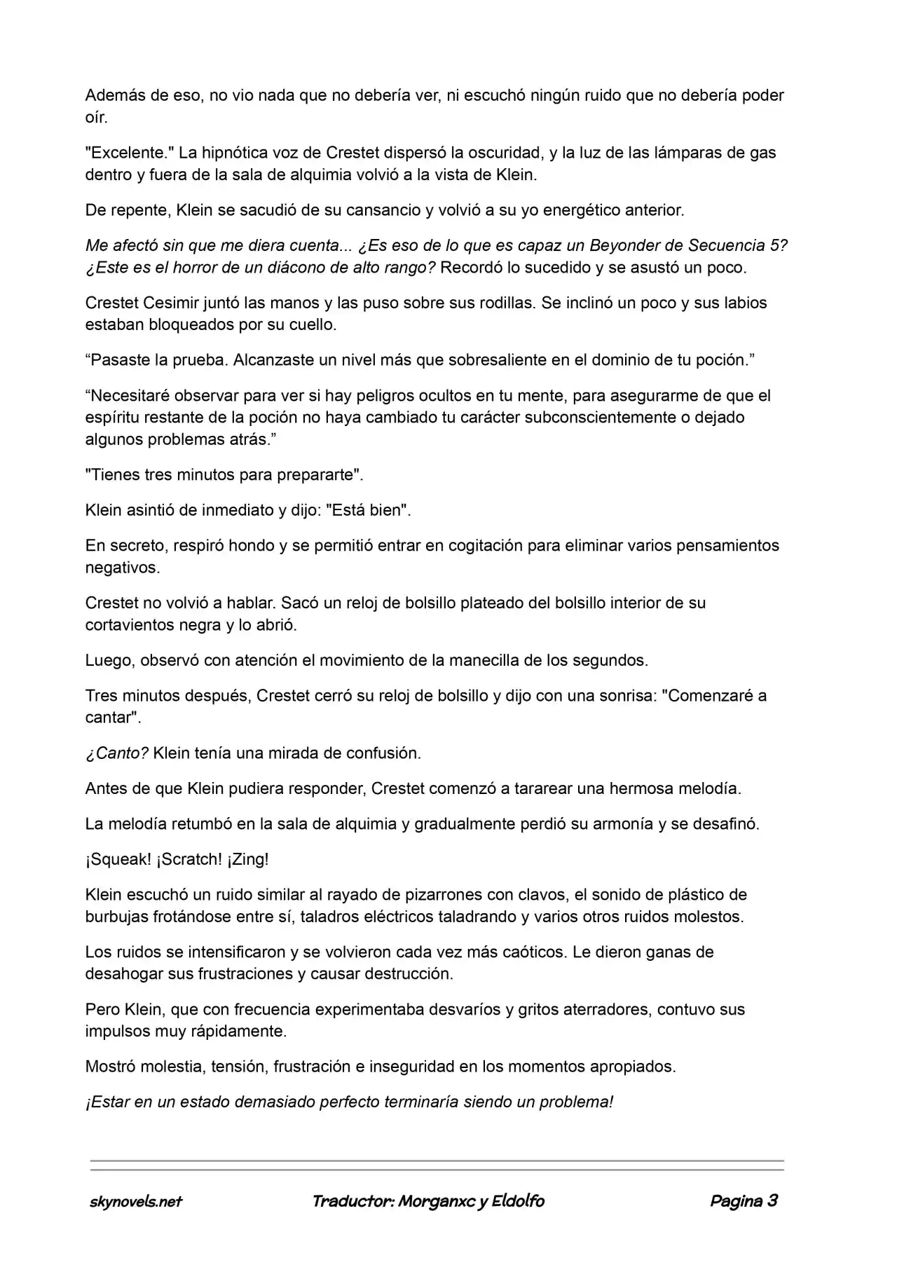 Lord Of The Mysteries (Novela) - Capítulo 166 - Página 3 - LectorTMOo