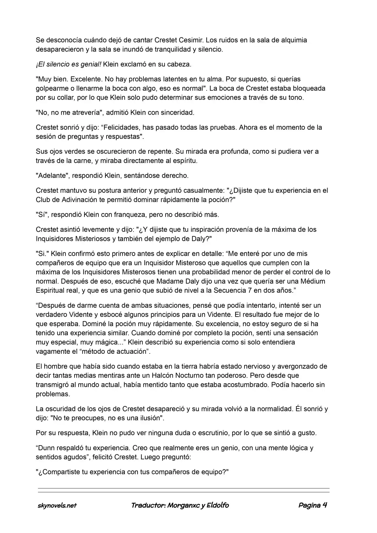 Lord Of The Mysteries (Novela) - Capítulo 166 - Página 4 - LectorTMOo