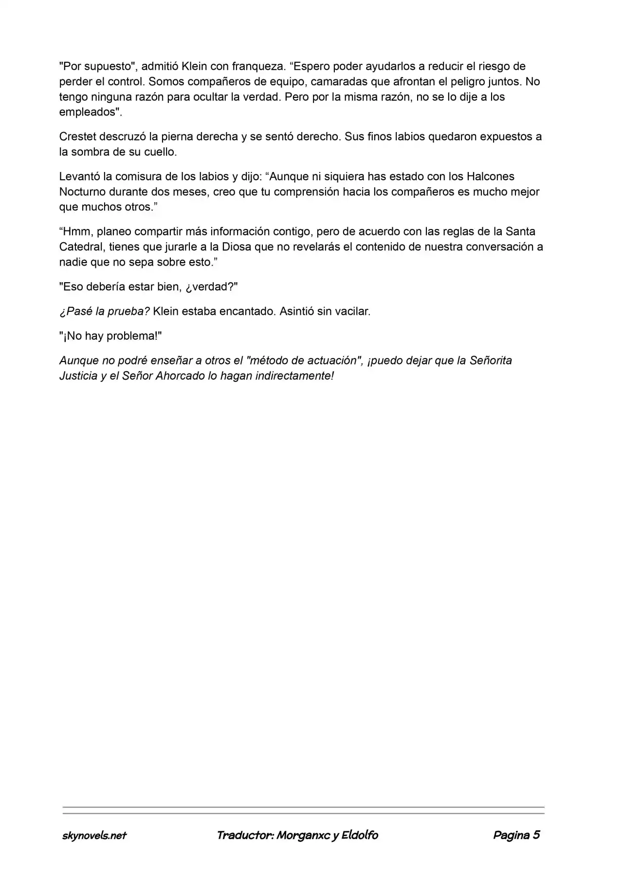 Lord Of The Mysteries (Novela) - Capítulo 166 - Página 5 - LectorTMOo