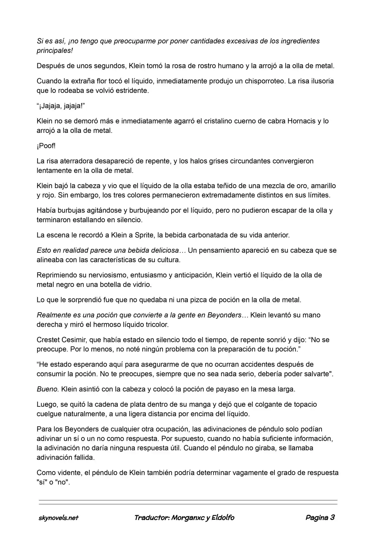 Lord Of The Mysteries (Novela) - Capítulo 168 - Página 3 - LectorTMOo