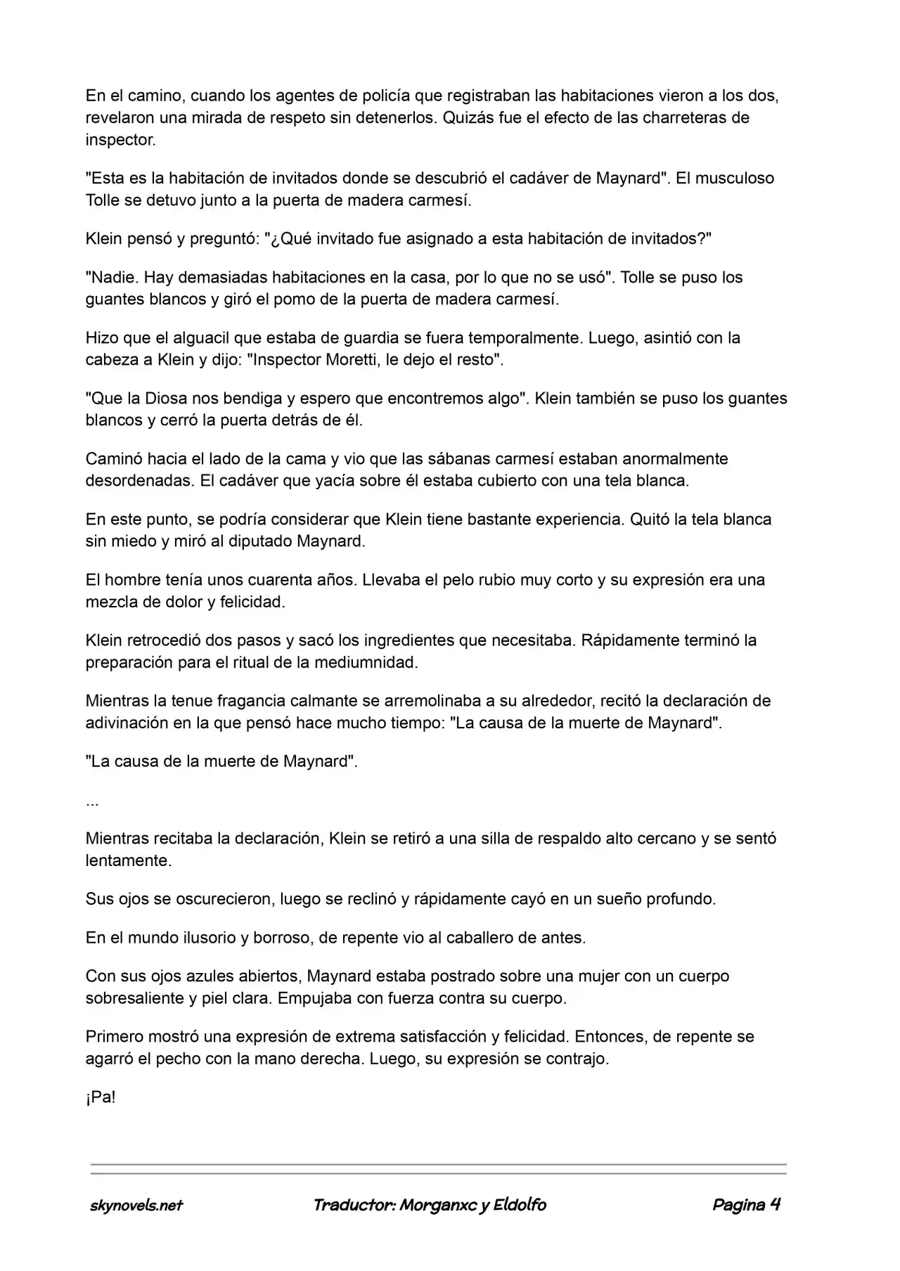 Lord Of The Mysteries (Novela) - Capítulo 172 - Página 4 - LectorTMOo