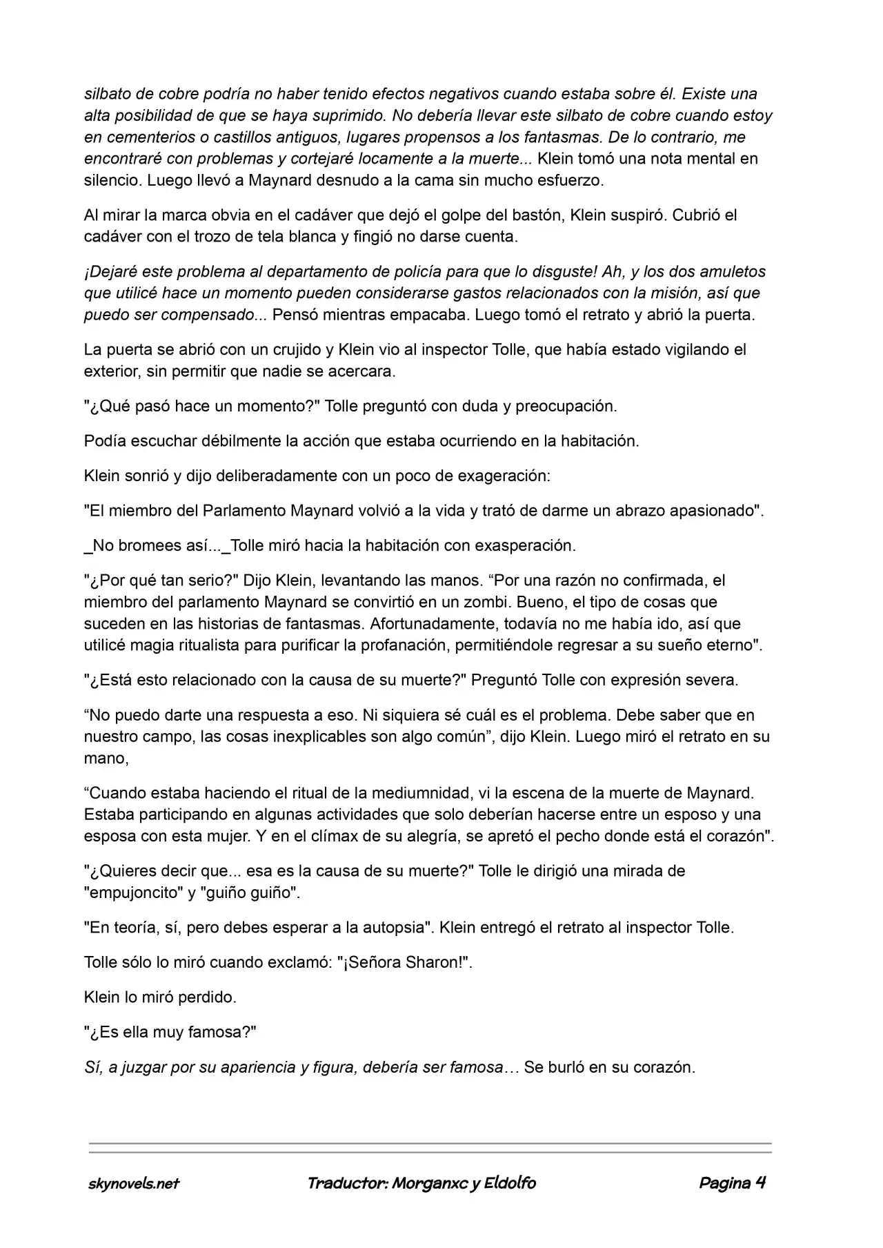 Lord Of The Mysteries (Novela) - Capítulo 173 - Página 4 - LectorTMOo